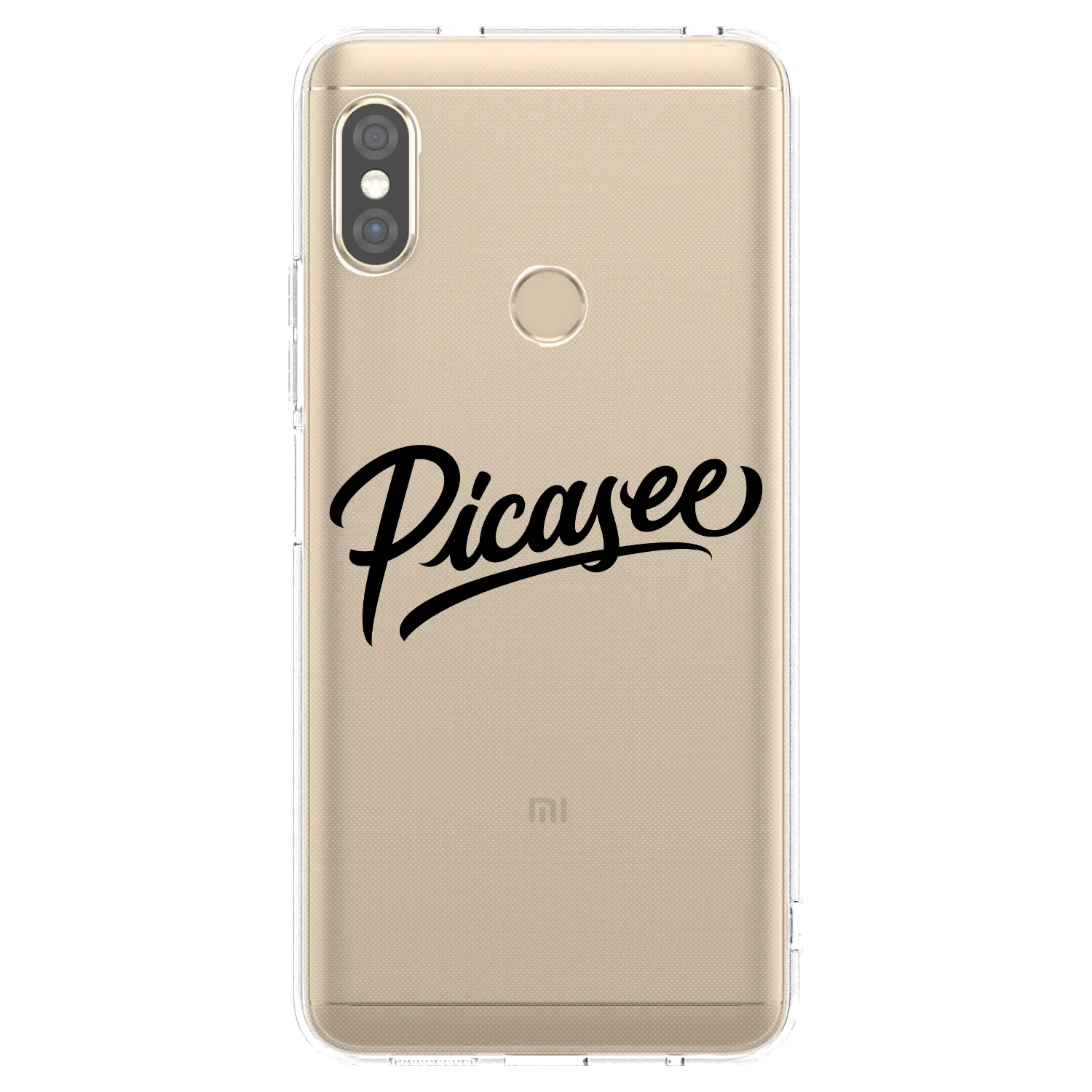 Picasee husă transparentă din silicon pentru Xiaomi Redmi Note 5 Global - Picasee - old logo - black