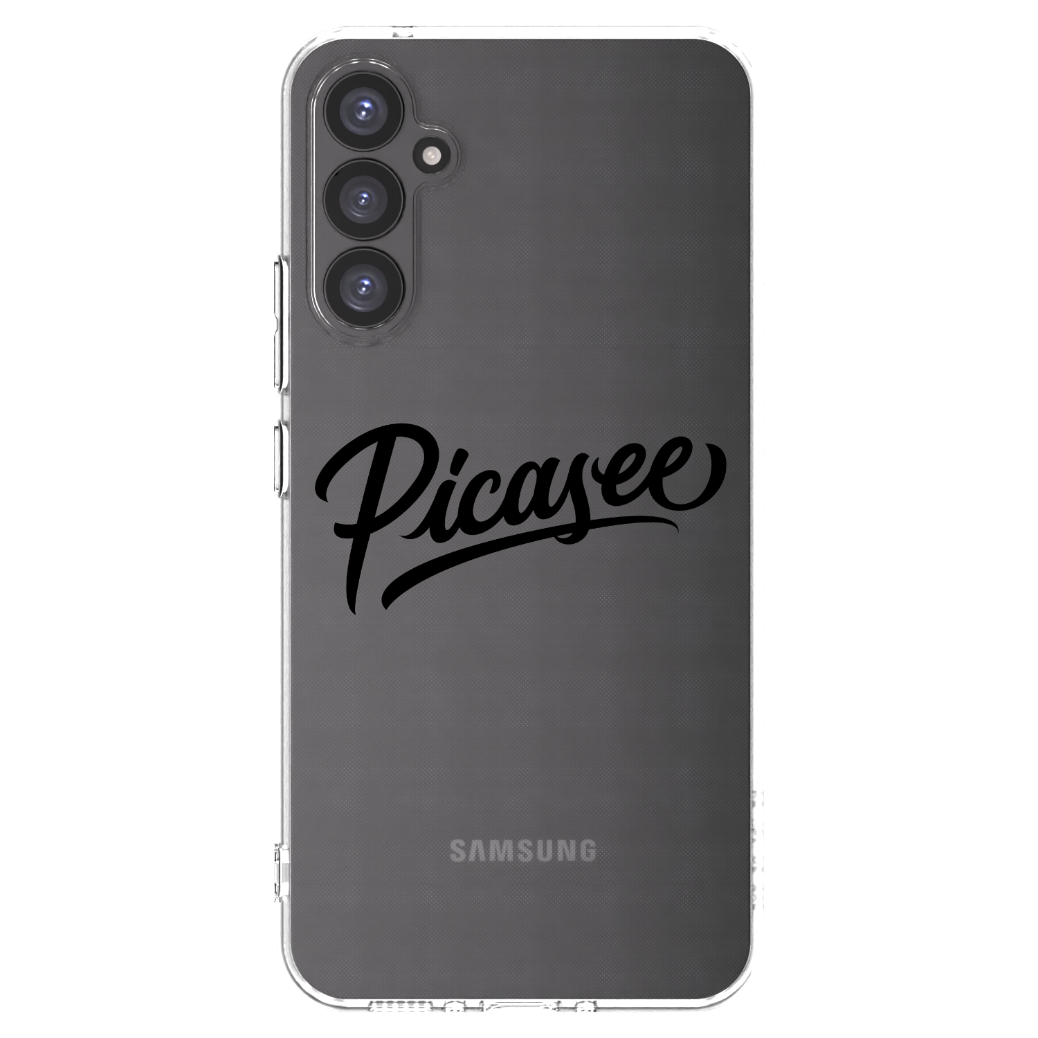 Picasee husă transparentă din silicon pentru Samsung Galaxy A34 5G A346B - Picasee - old logo - black