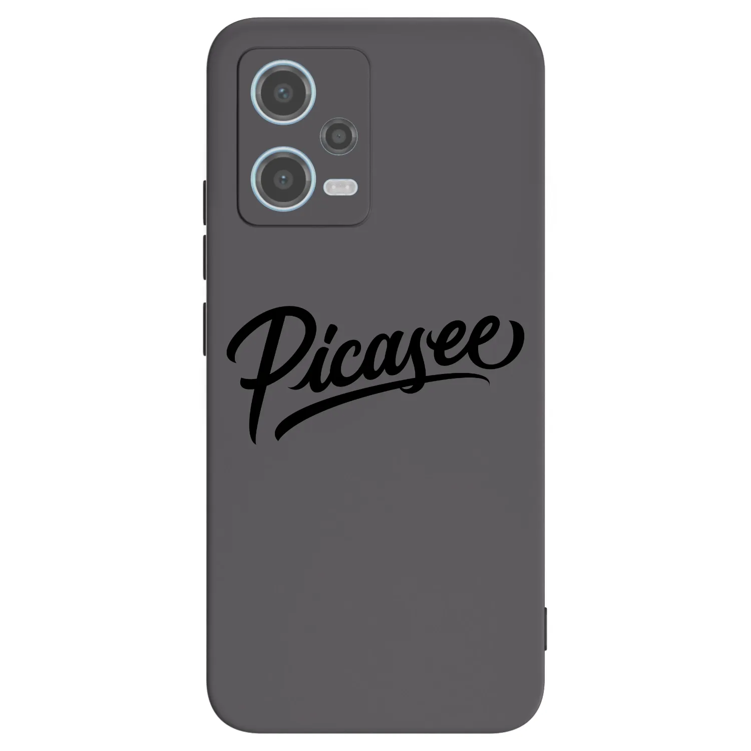 Picasee husă neagră din silicon pentru Xiaomi Redmi Note 12 5G - Picasee - old logo - black