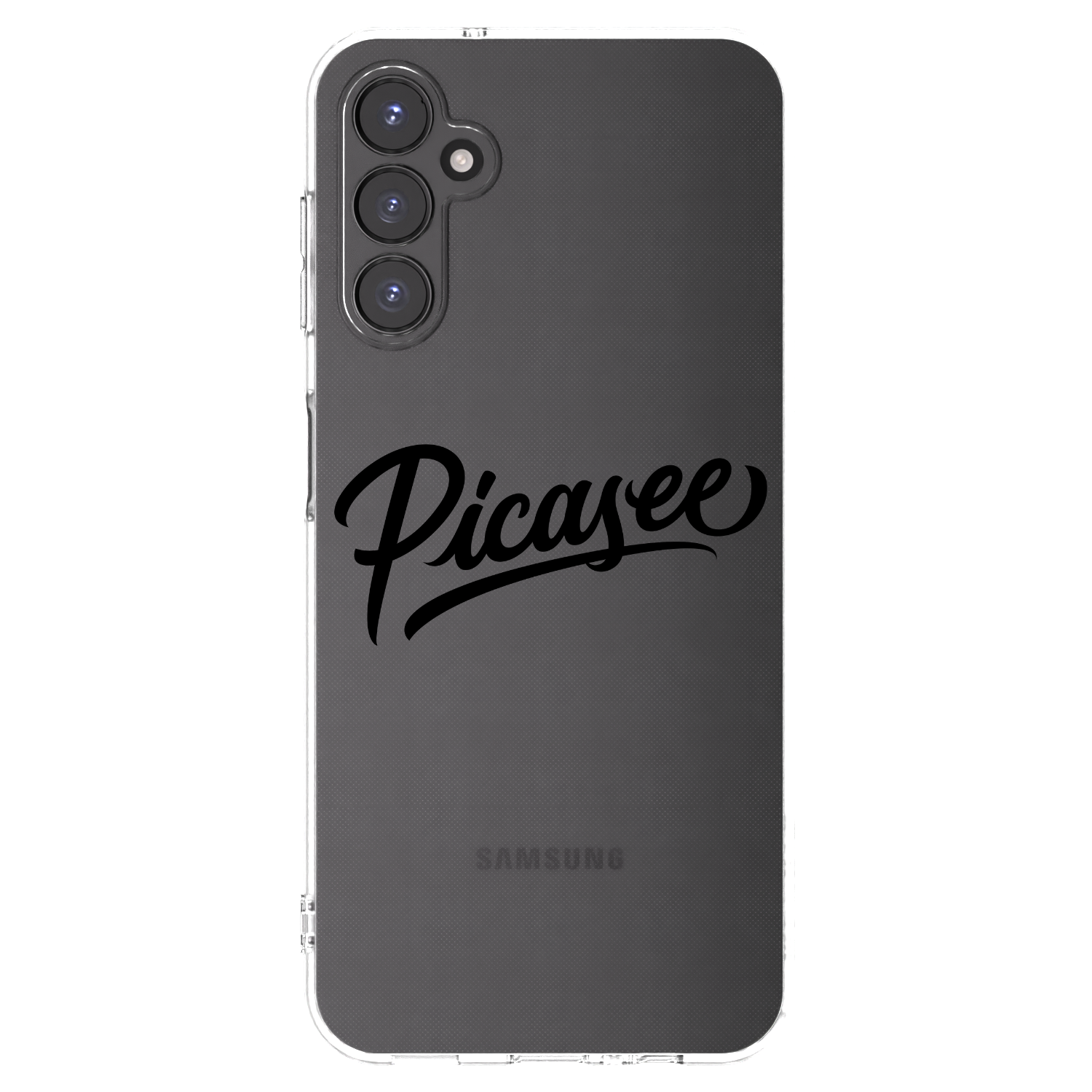 Picasee husă transparentă din silicon pentru Samsung Galaxy A14 4G A145R - Picasee - old logo - black