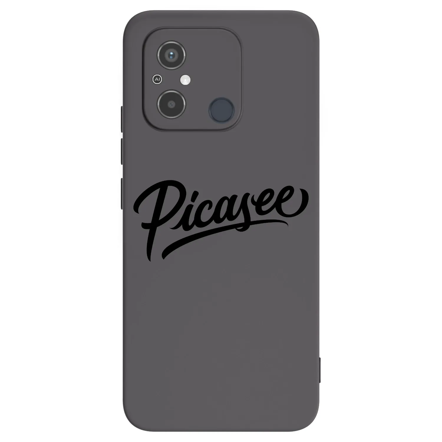 Picasee husă neagră din silicon pentru Xiaomi Redmi 12C - Picasee - old logo - black
