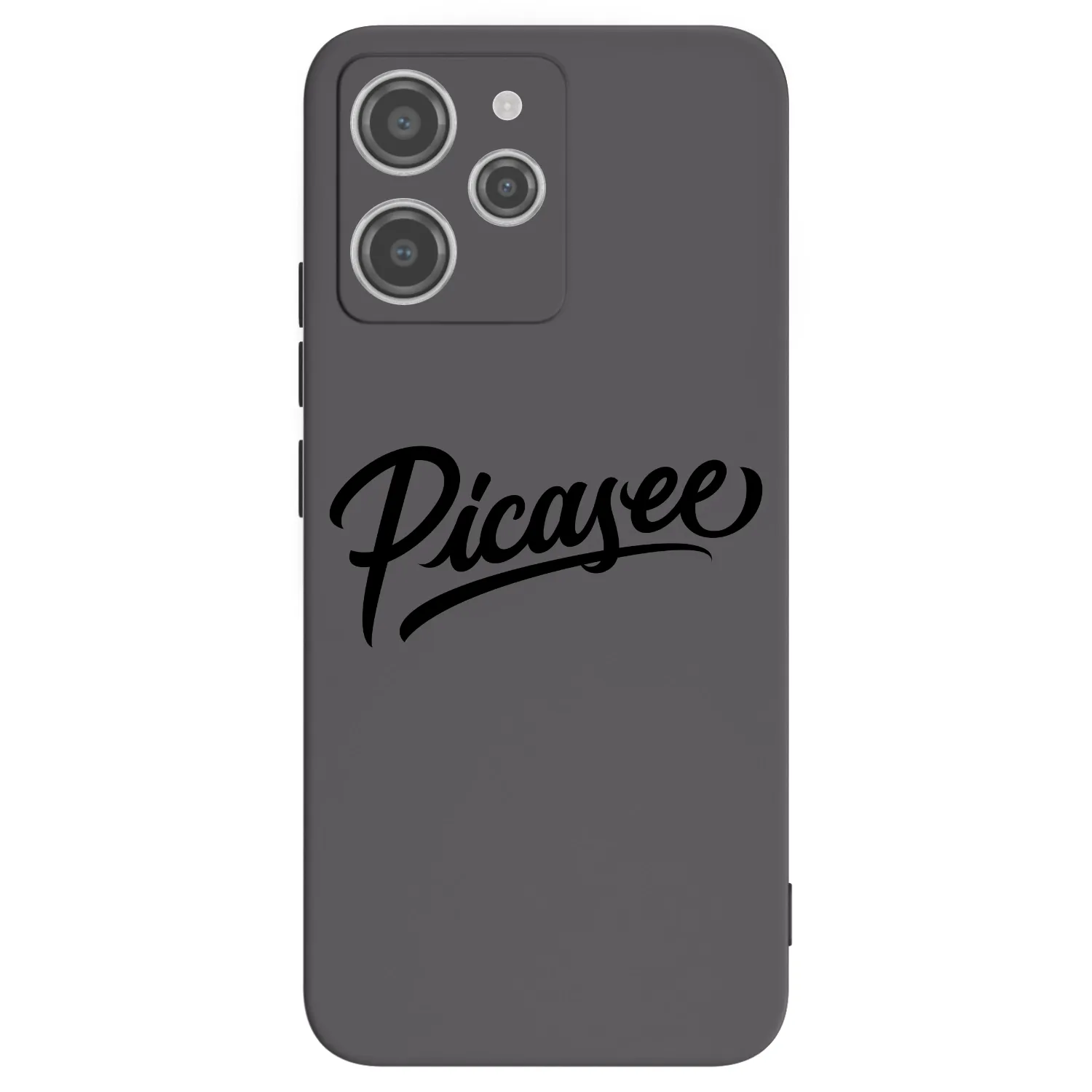 Picasee husă neagră din silicon pentru Xiaomi Redmi 12 4G - Picasee - old logo - black