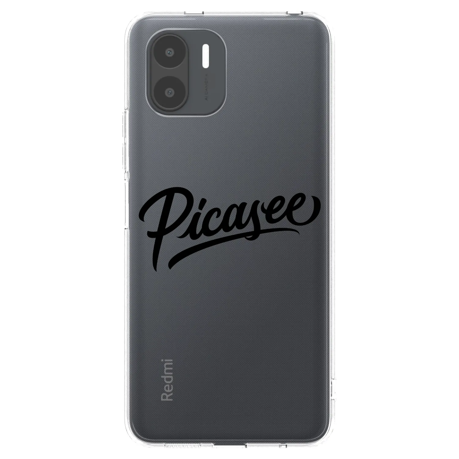Picasee husă transparentă din silicon pentru Xiaomi Redmi A2 - Picasee - old logo - black