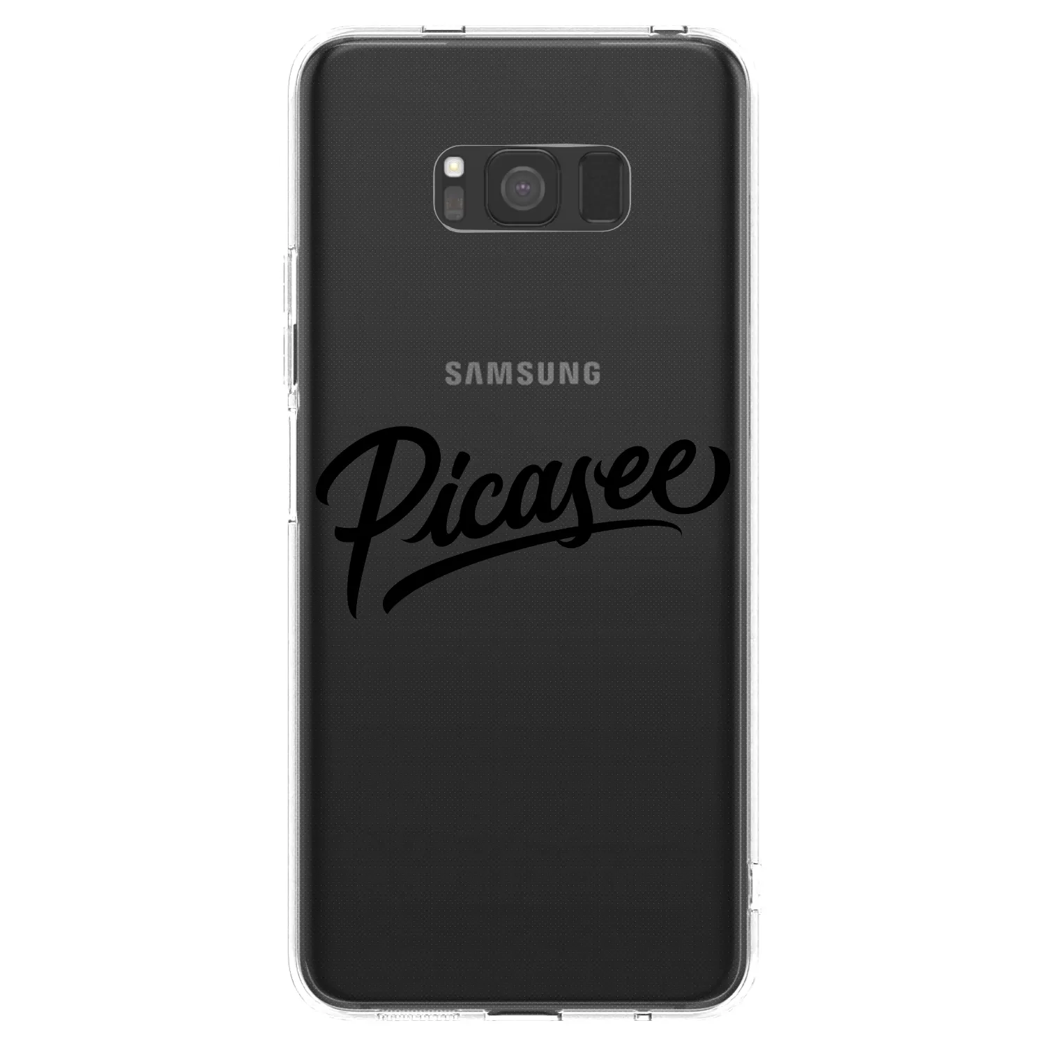Picasee husă transparentă din silicon pentru Samsung Galaxy S8 G950F - Picasee - old logo - black