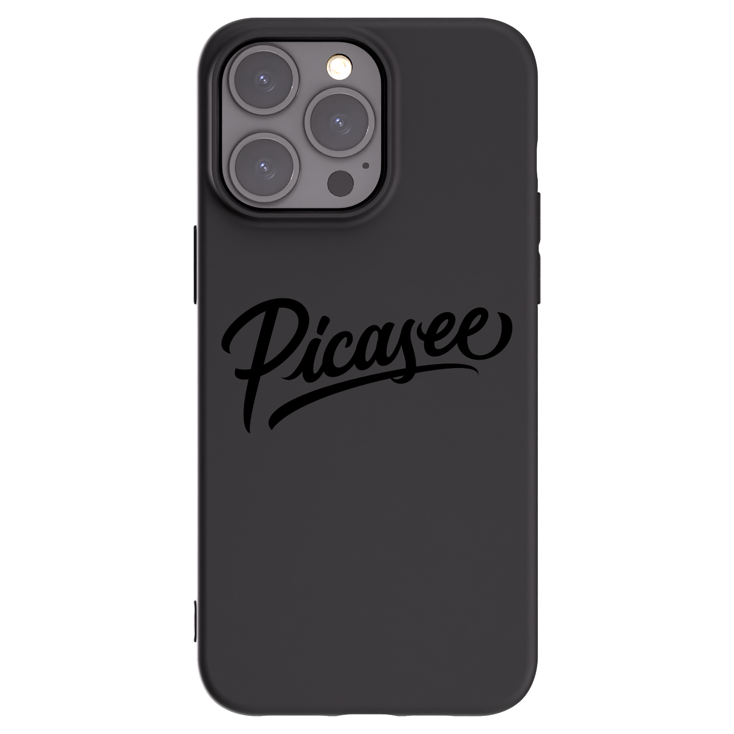 Picasee husă neagră din silicon pentru Apple iPhone 15 Pro Max - Picasee - old logo - black