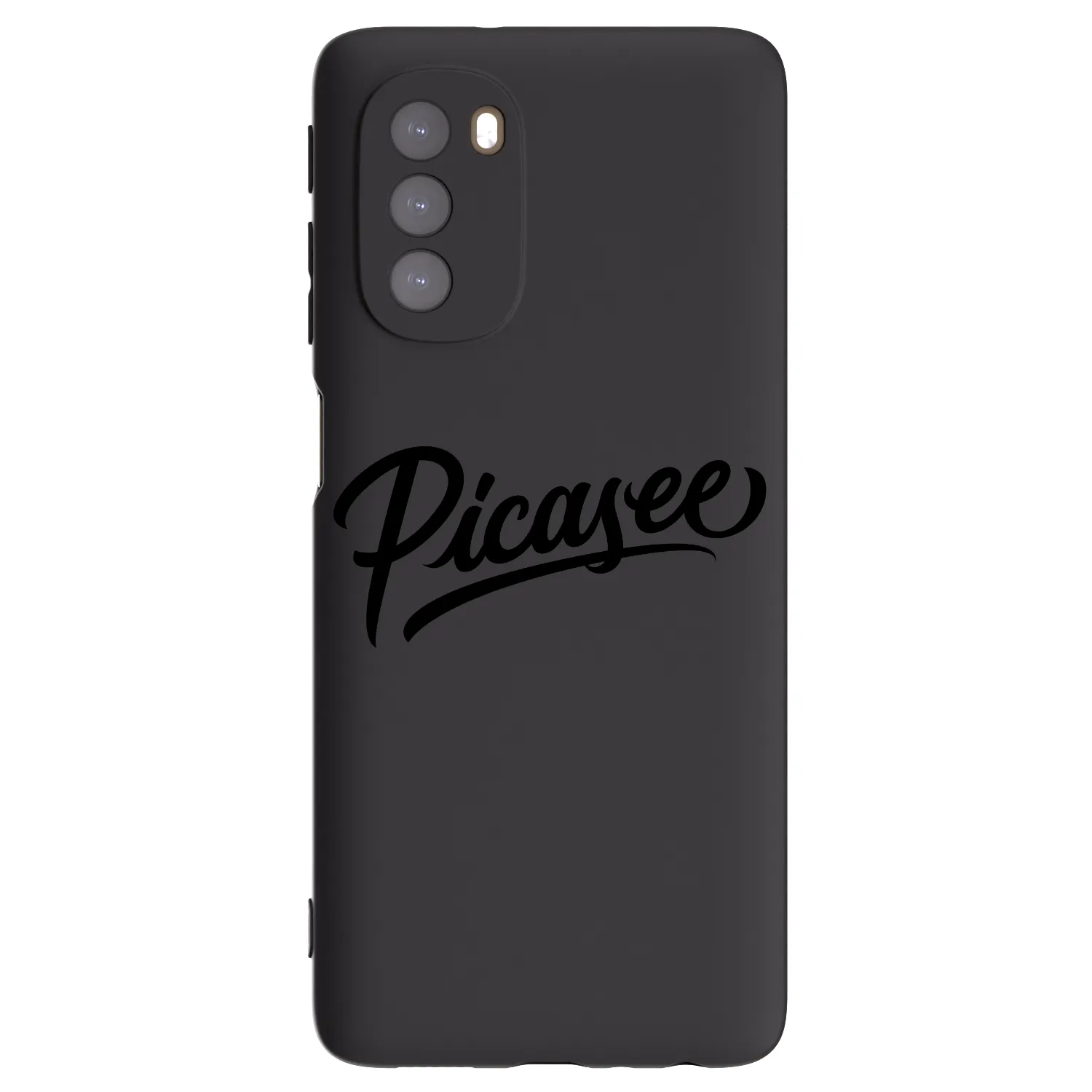 Picasee husă neagră din silicon pentru Motorola Moto G51 - Picasee - old logo - black