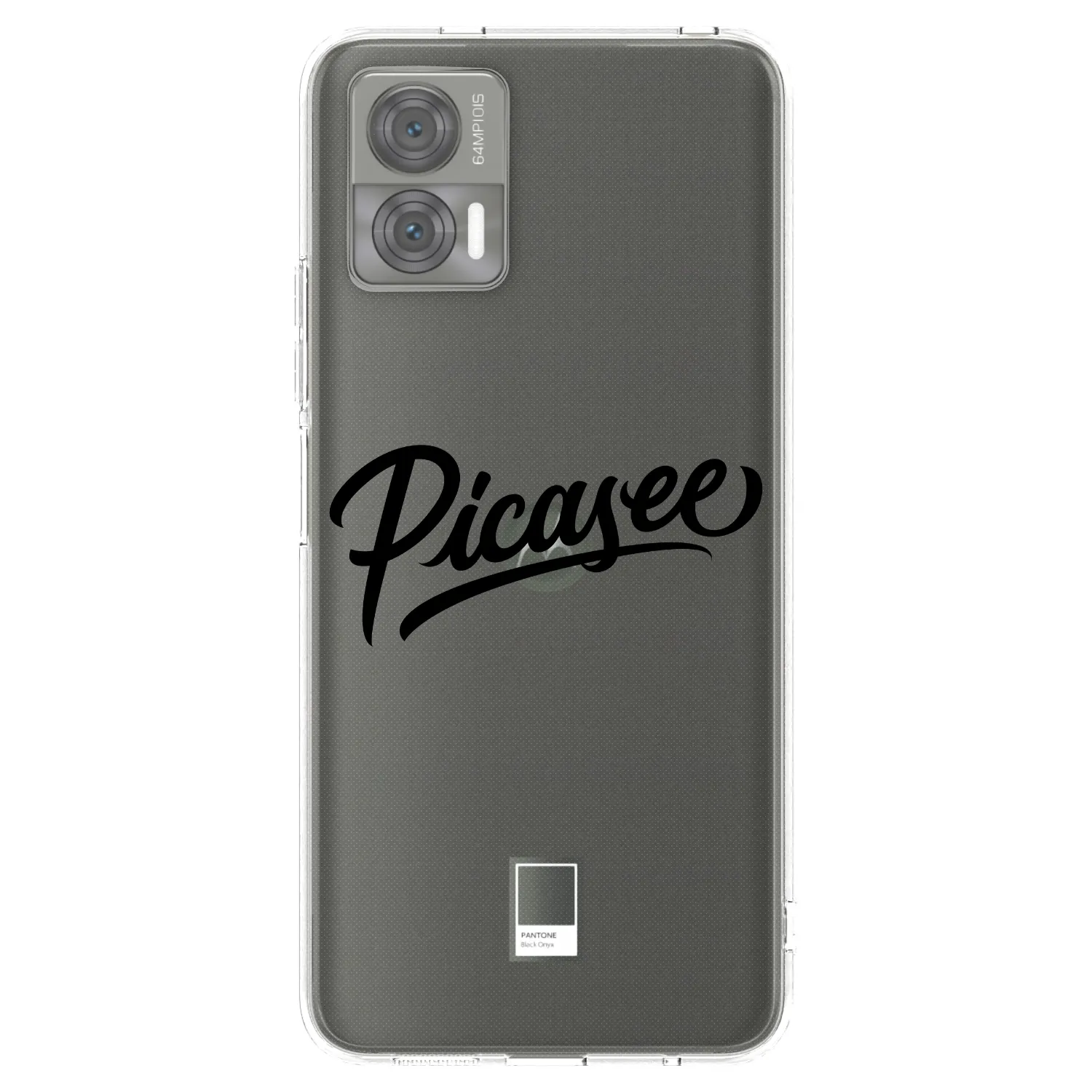 Picasee husă transparentă din silicon pentru Motorola Edge 30 Neo - Picasee - old logo - black