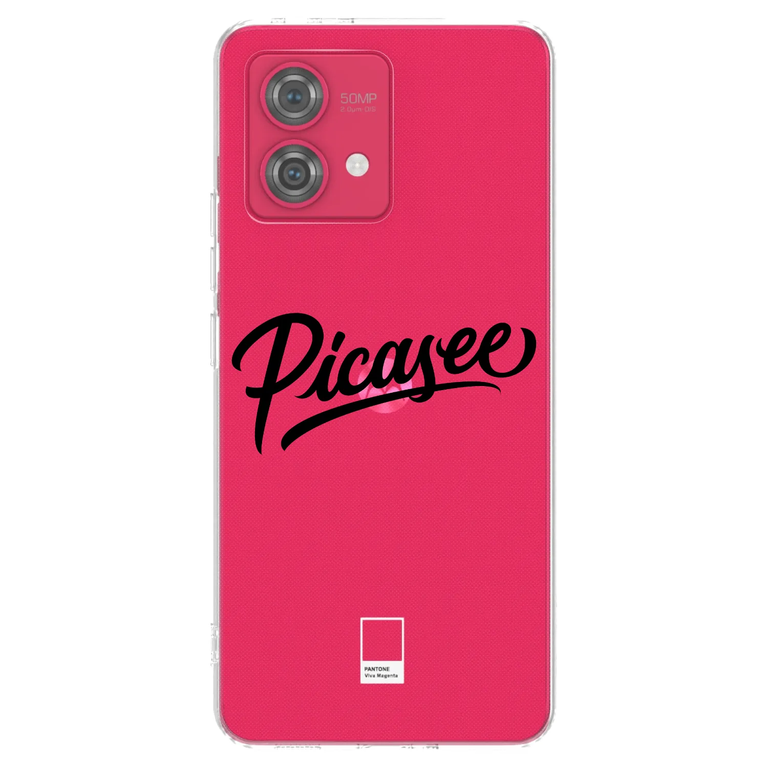 Picasee husă transparentă din silicon pentru Motorola Moto G84 5G - Picasee - old logo - black