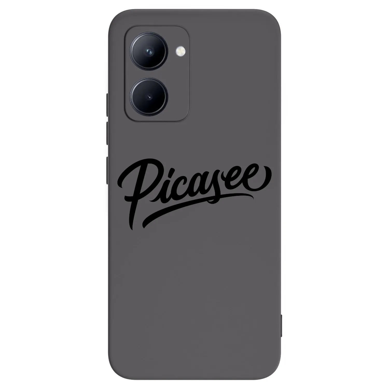 Picasee husă neagră din silicon pentru Realme C33 (2023) - Picasee - old logo - black
