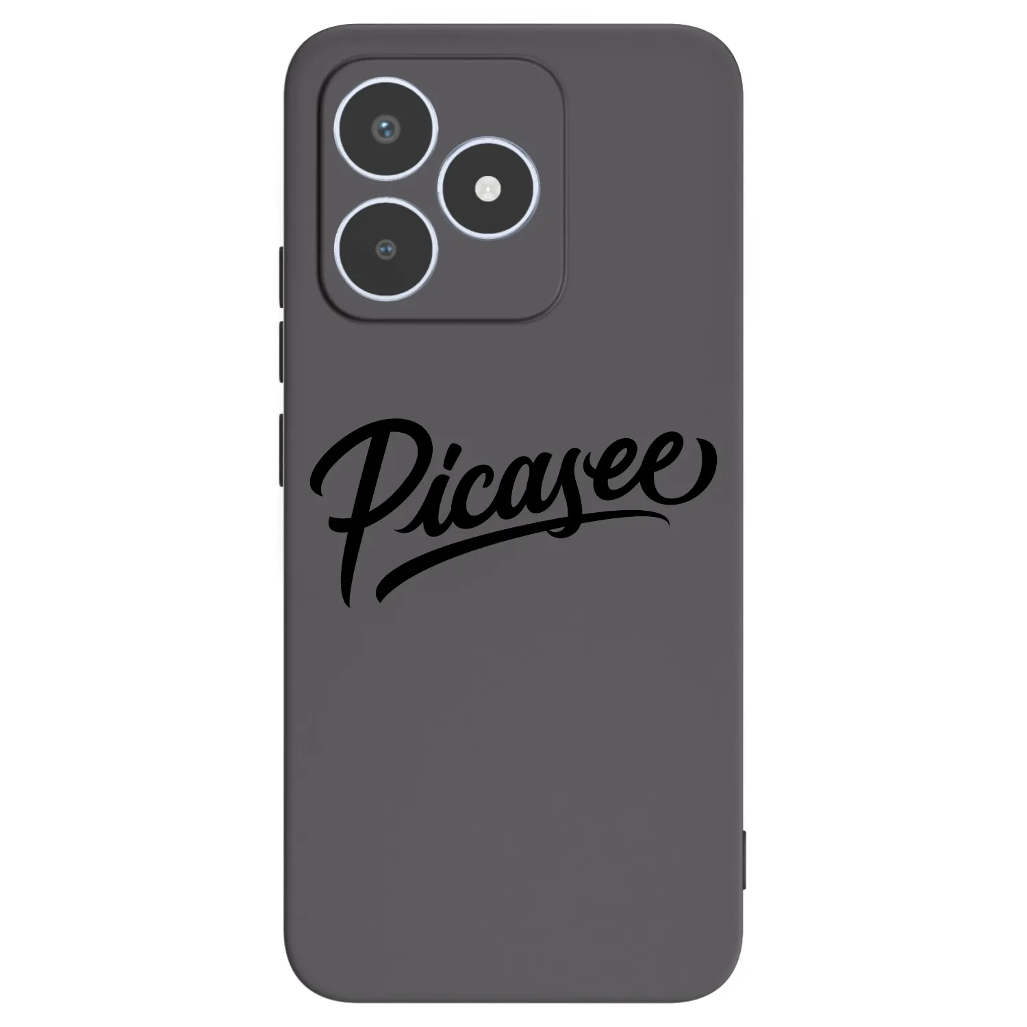Picasee husă neagră din silicon pentru Realme C53 - Picasee - old logo - black
