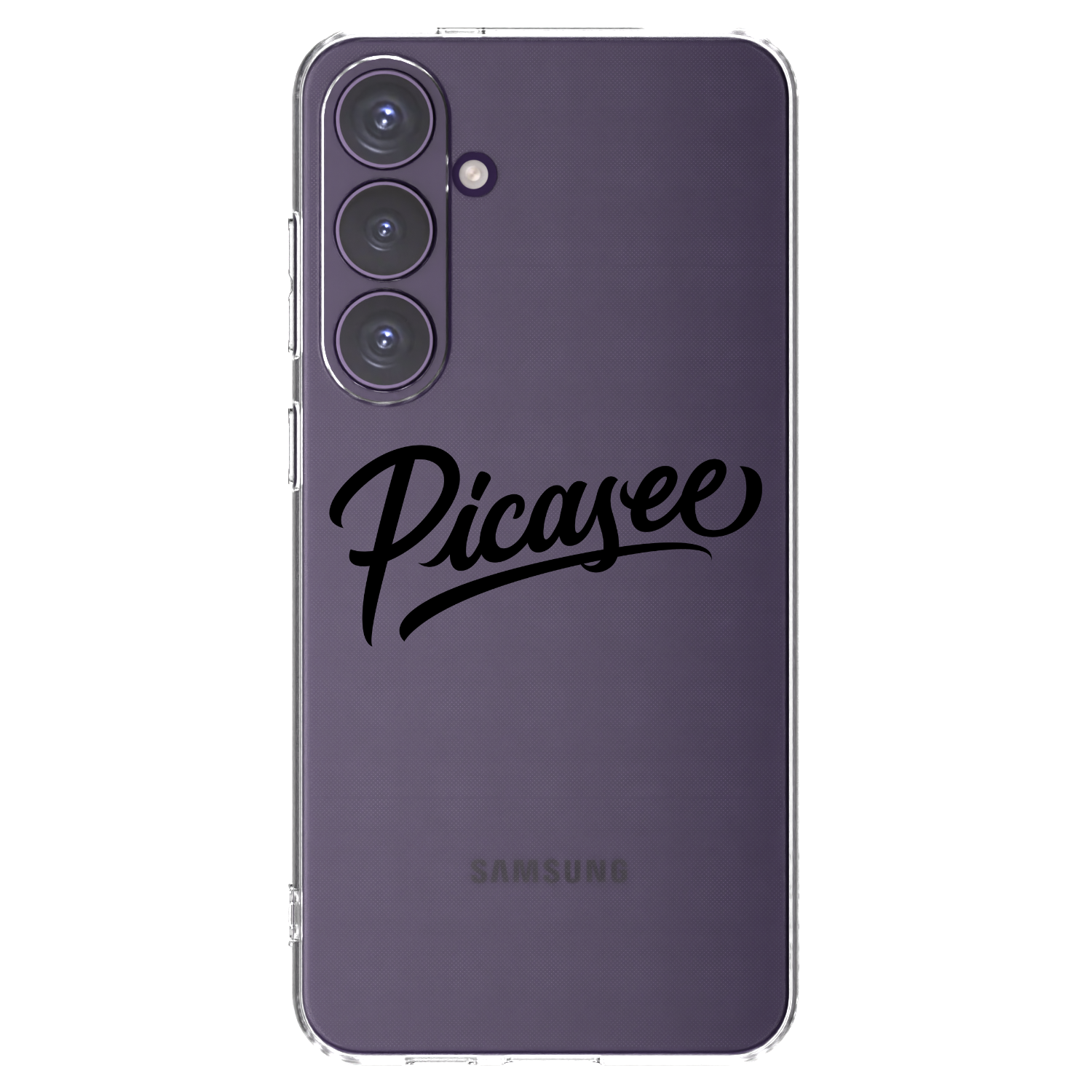 Picasee husă transparentă din silicon pentru Samsung Galaxy S24+ S926B 5G - Picasee - old logo - black