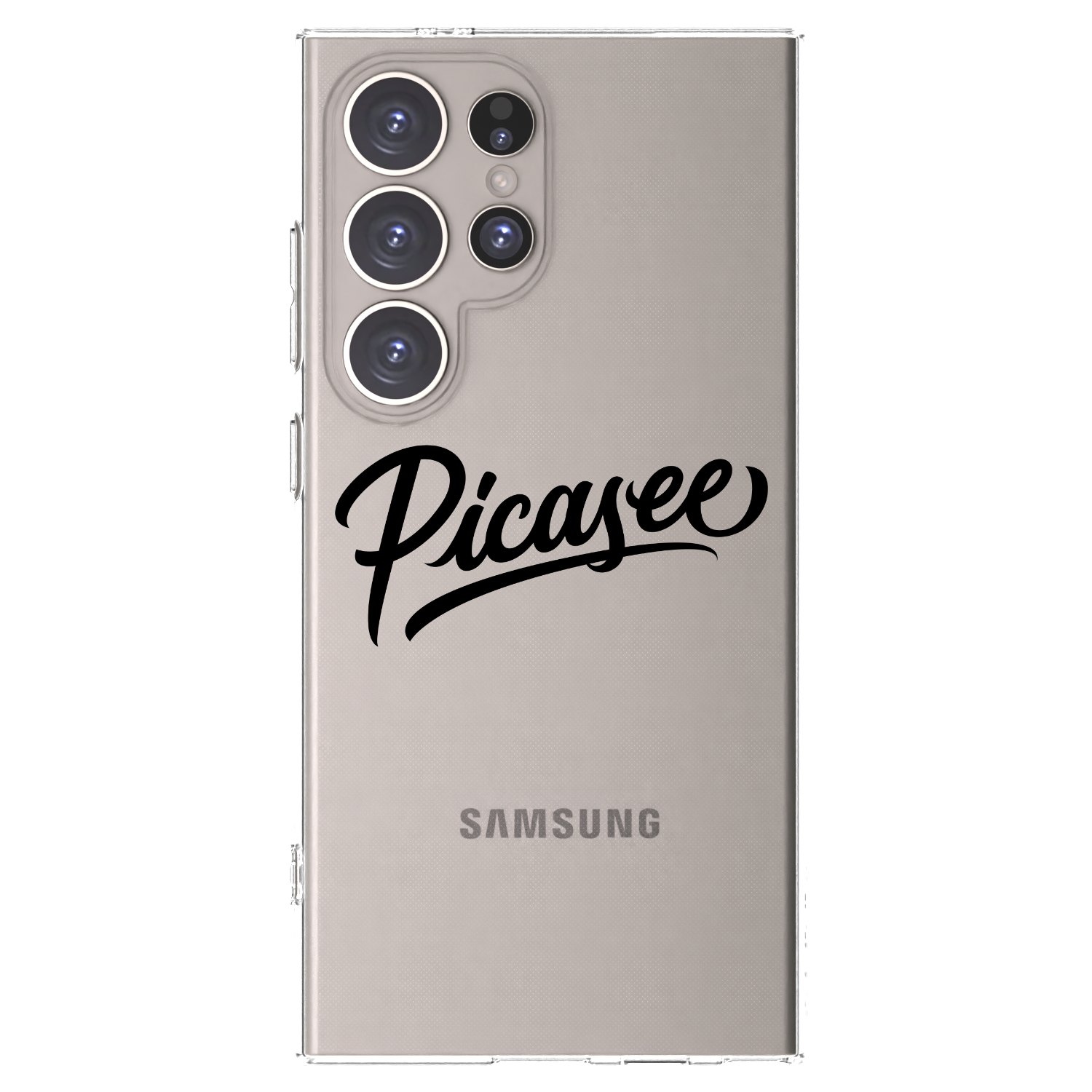 Picasee husă transparentă din silicon pentru Samsung Galaxy S24 Ultra S928B 5G - Picasee - old logo - black
