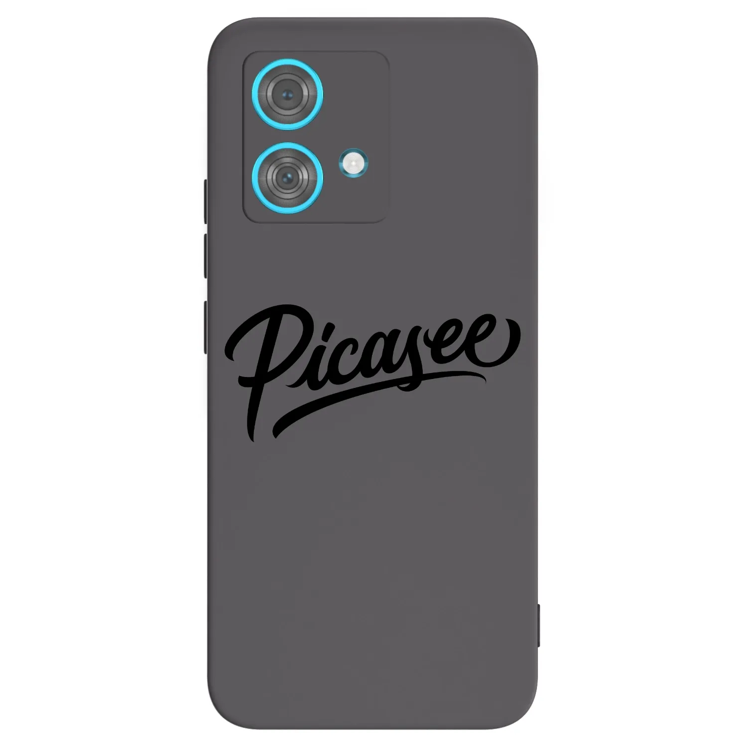 Picasee husă neagră din silicon pentru Motorola Edge 40 Neo - Picasee - old logo - black