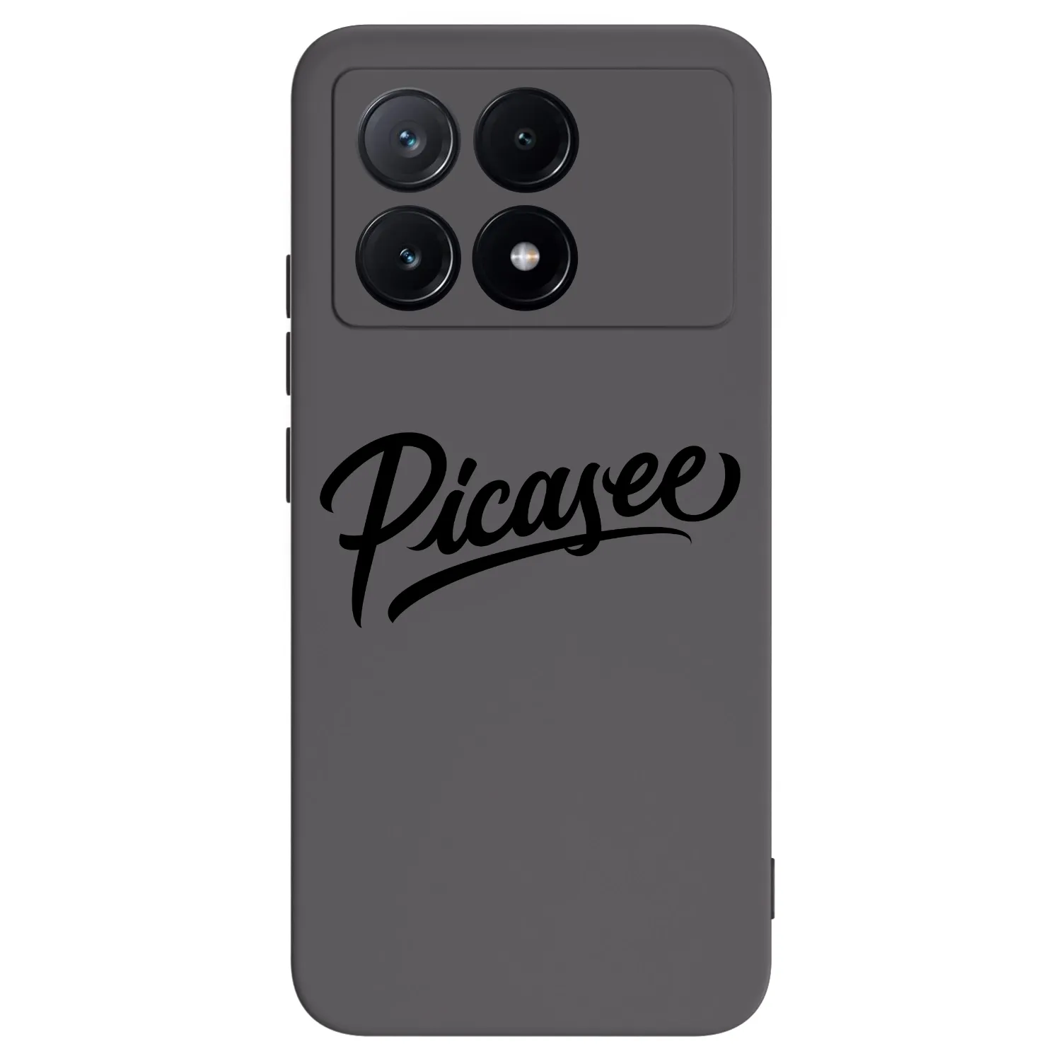 Picasee husă neagră din silicon pentru Xiaomi Poco X6 Pro - Picasee - old logo - black