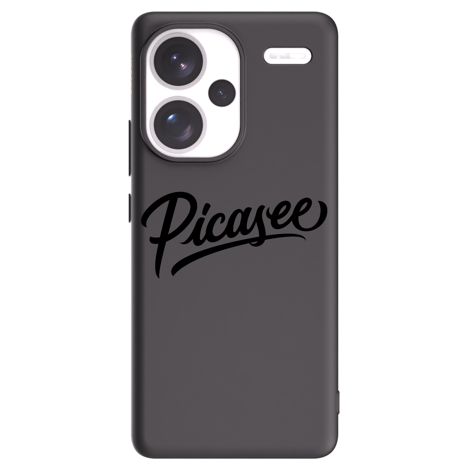 Picasee husă neagră din silicon pentru Xiaomi Redmi Note 13 Pro+ 5G - Picasee - old logo - black