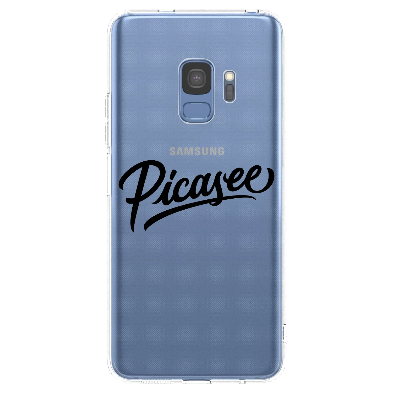 Picasee husă transparentă din silicon pentru Samsung Galaxy S9 G960F - Picasee - old logo - black