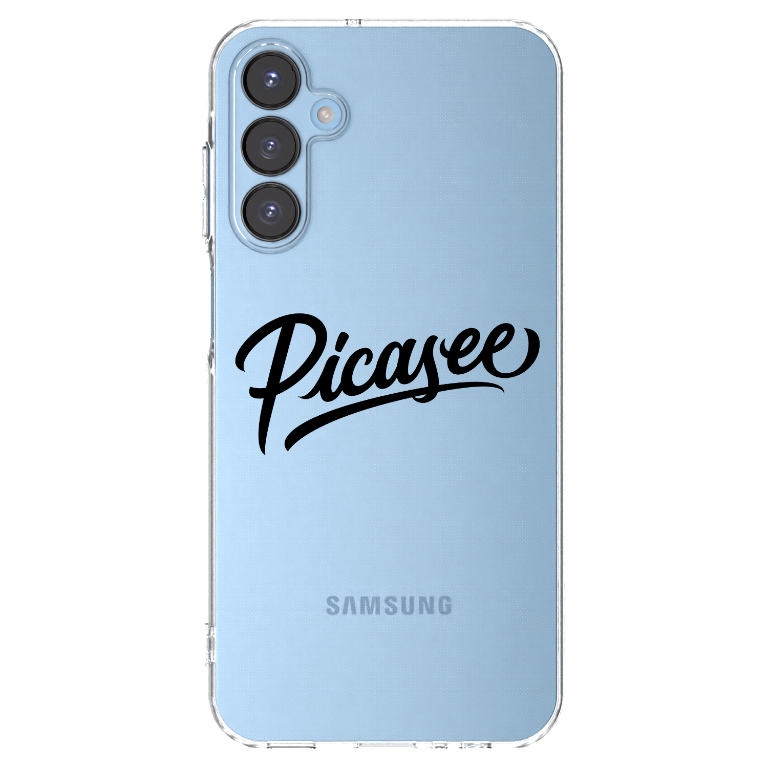 Picasee husă transparentă din silicon pentru Samsung Galaxy A15 A156B 5G - Picasee - old logo - black