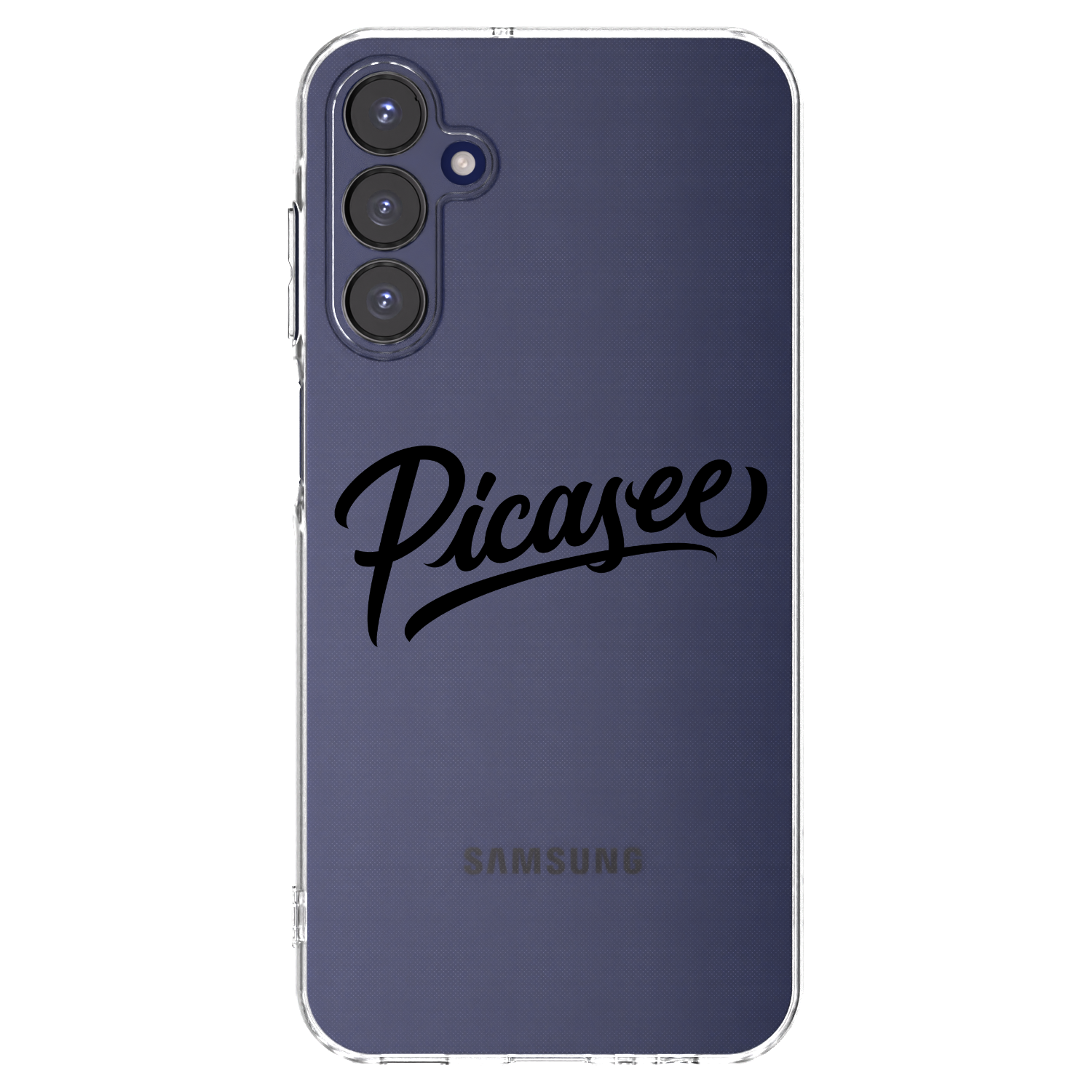 Picasee husă transparentă din silicon pentru Samsung Galaxy A15 A155F 4G - Picasee - old logo - black