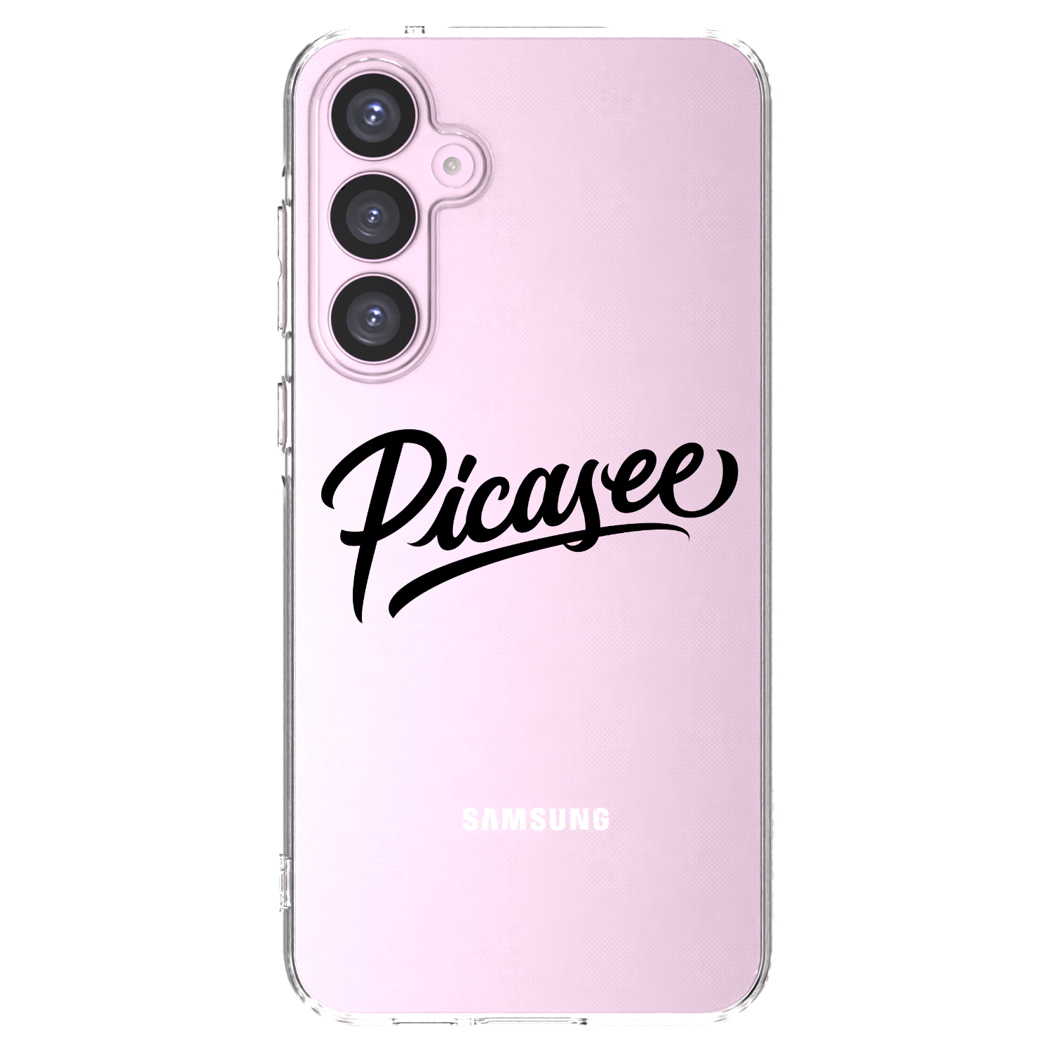 Picasee husă transparentă din silicon pentru Samsung Galaxy A55 5G A556B - Picasee - old logo - black