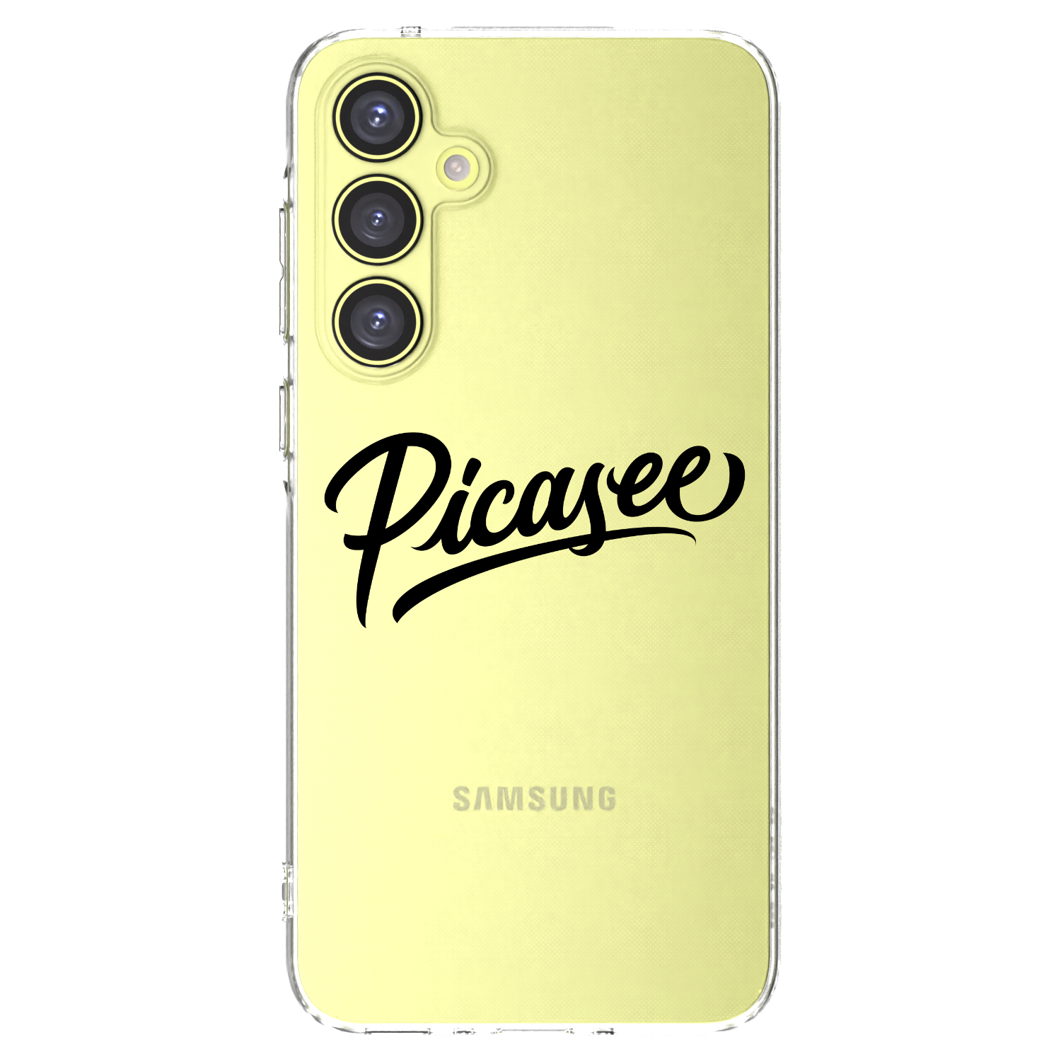Picasee husă transparentă din silicon pentru Samsung Galaxy A35 5G A356B - Picasee - old logo - black