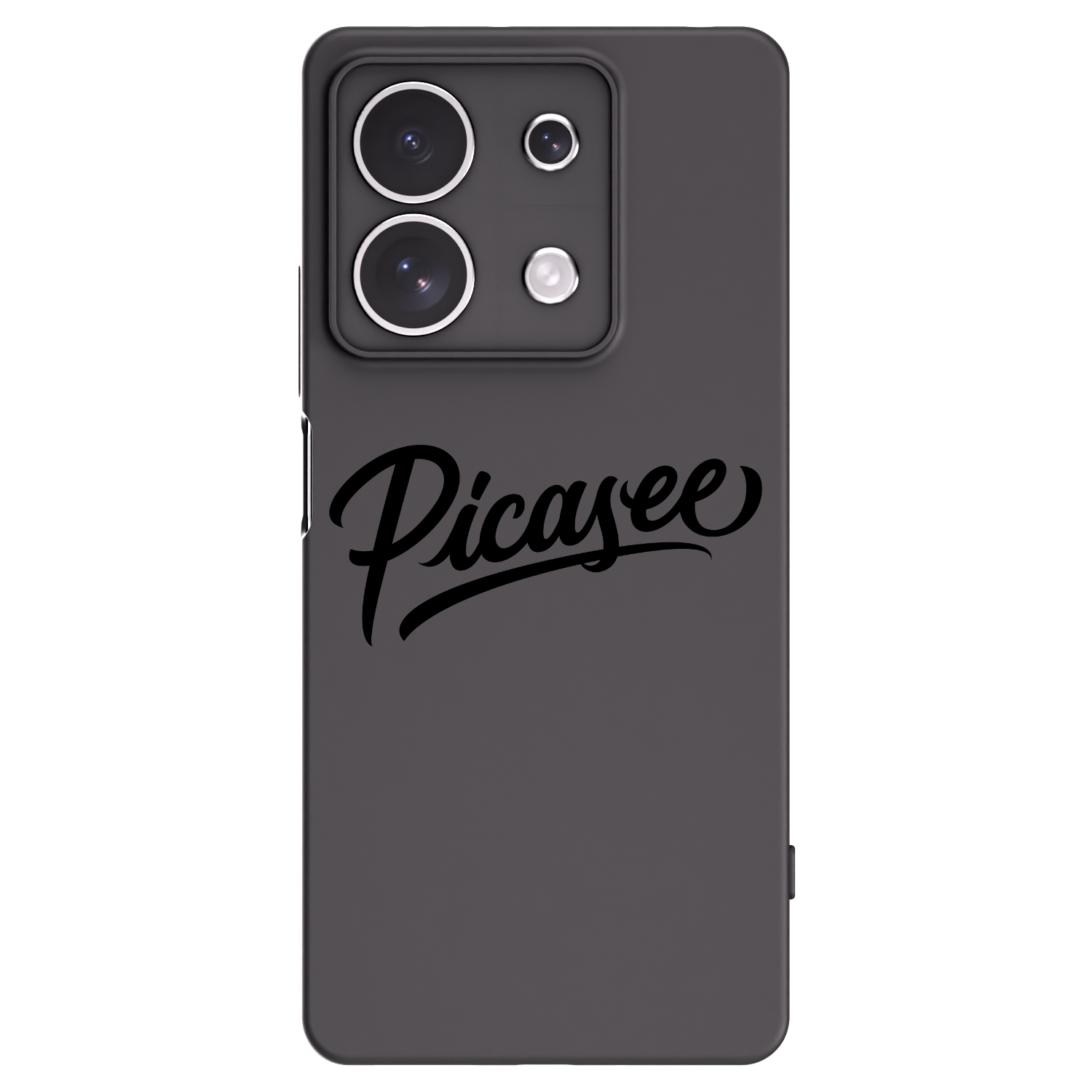 Picasee husă neagră din silicon pentru Xiaomi Redmi Note 13 4G - Picasee - old logo - black