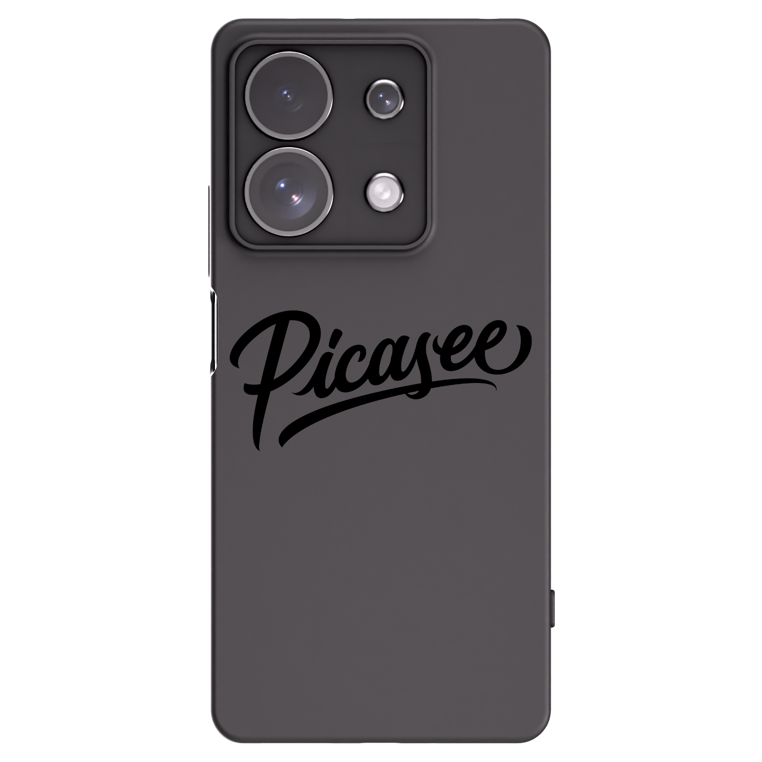 Picasee husă neagră din silicon pentru Xiaomi Redmi Note 13 Pro 4G - Picasee - old logo - black