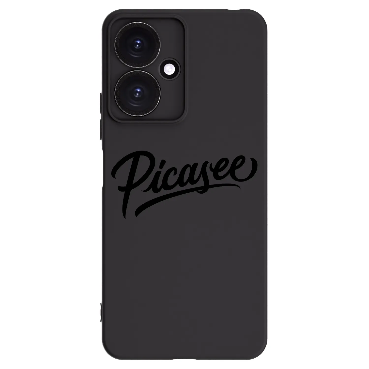 Picasee husă neagră din silicon pentru Xiaomi Redmi 13C 5G - Picasee - old logo - black
