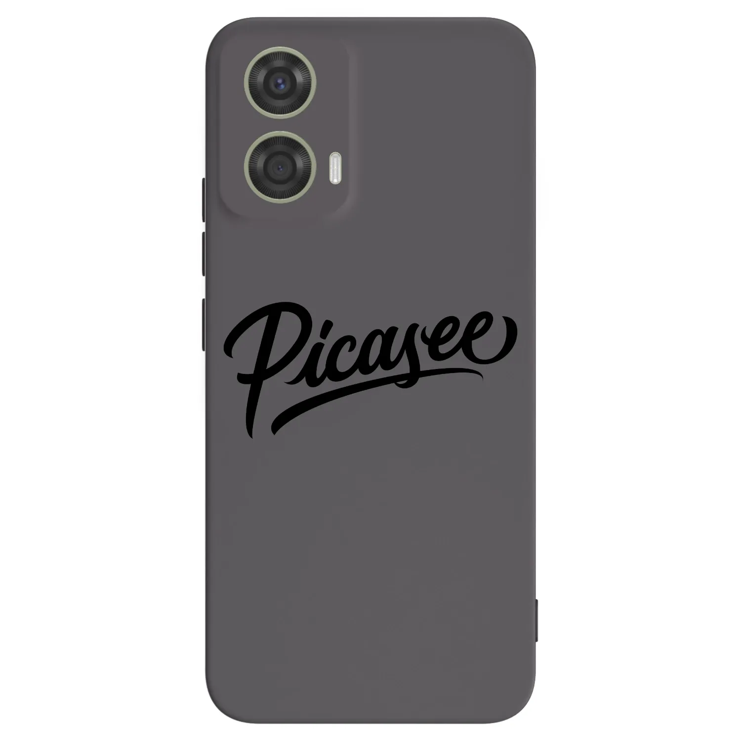 Picasee husă neagră din silicon pentru Motorola Moto G24 - Picasee - old logo - black