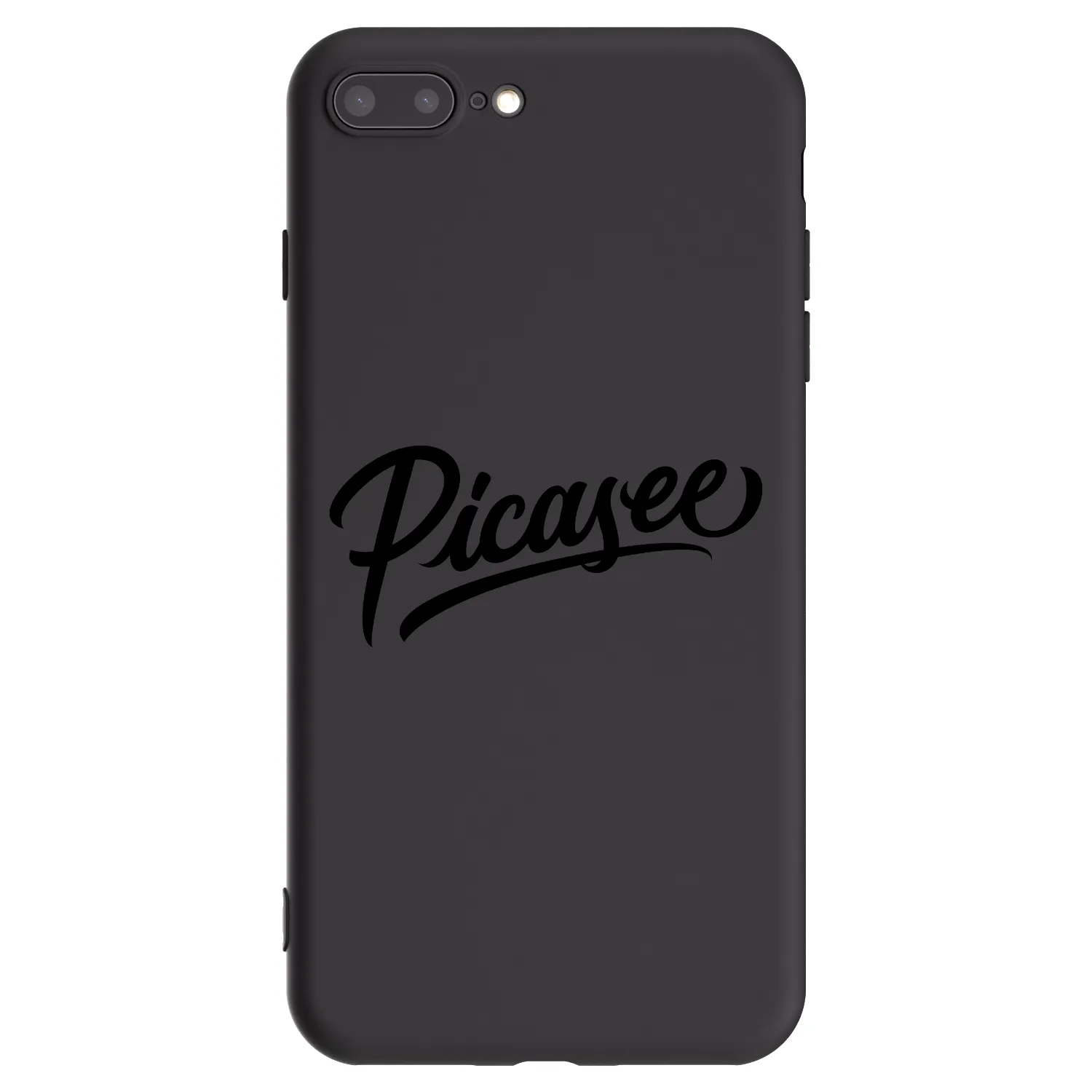 Picasee husă neagră din silicon pentru Apple iPhone 7 Plus - Picasee - old logo - black