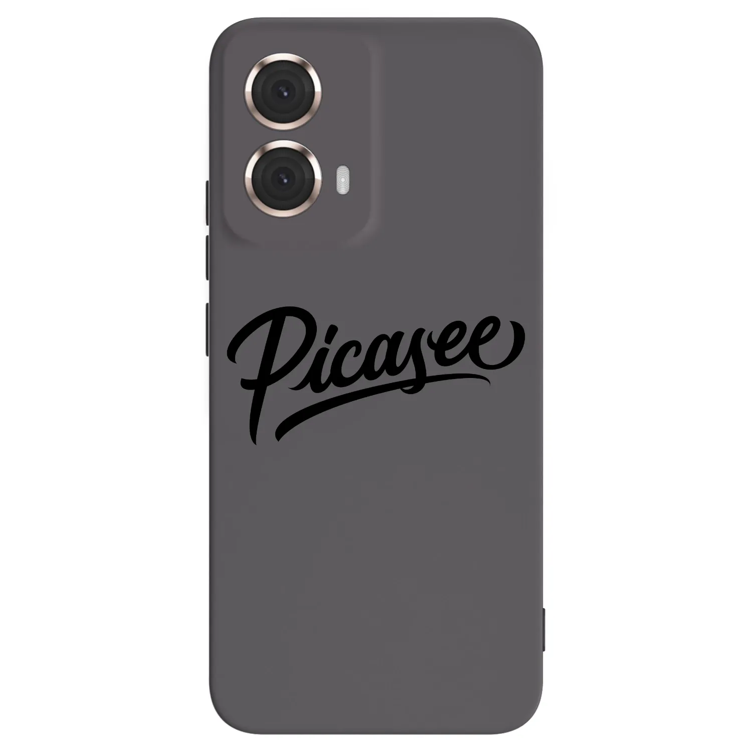 Picasee husă neagră din silicon pentru Motorola Moto G85 - Picasee - old logo - black