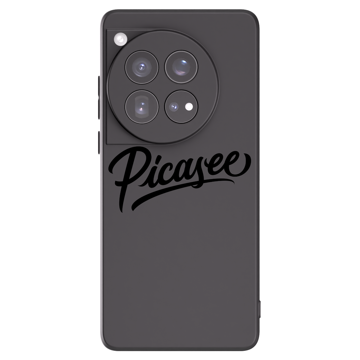 Picasee husă neagră din silicon pentru OnePlus 12 5G - Picasee - old logo - black