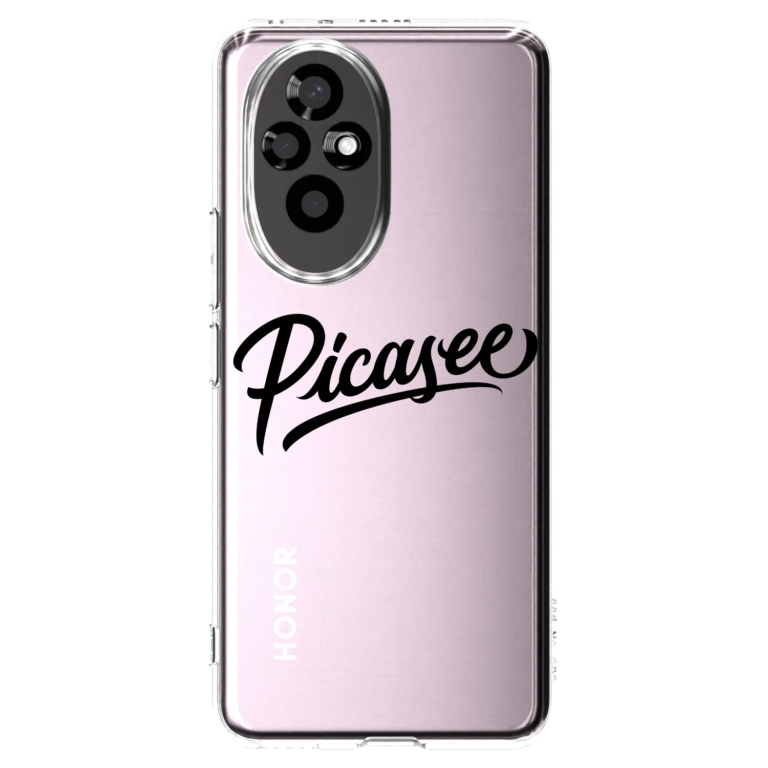 Picasee husă transparentă din silicon pentru Honor 200 Pro 5G - Picasee - old logo - black