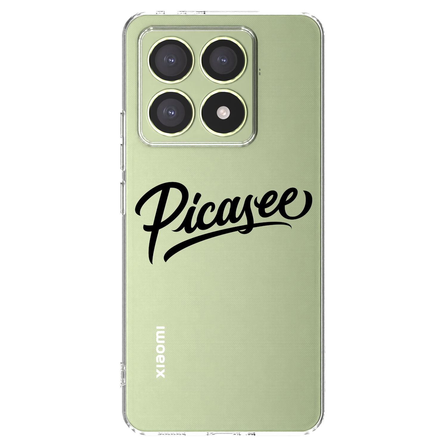 Picasee husă transparentă din silicon pentru Xiaomi 14T - Picasee - old logo - black