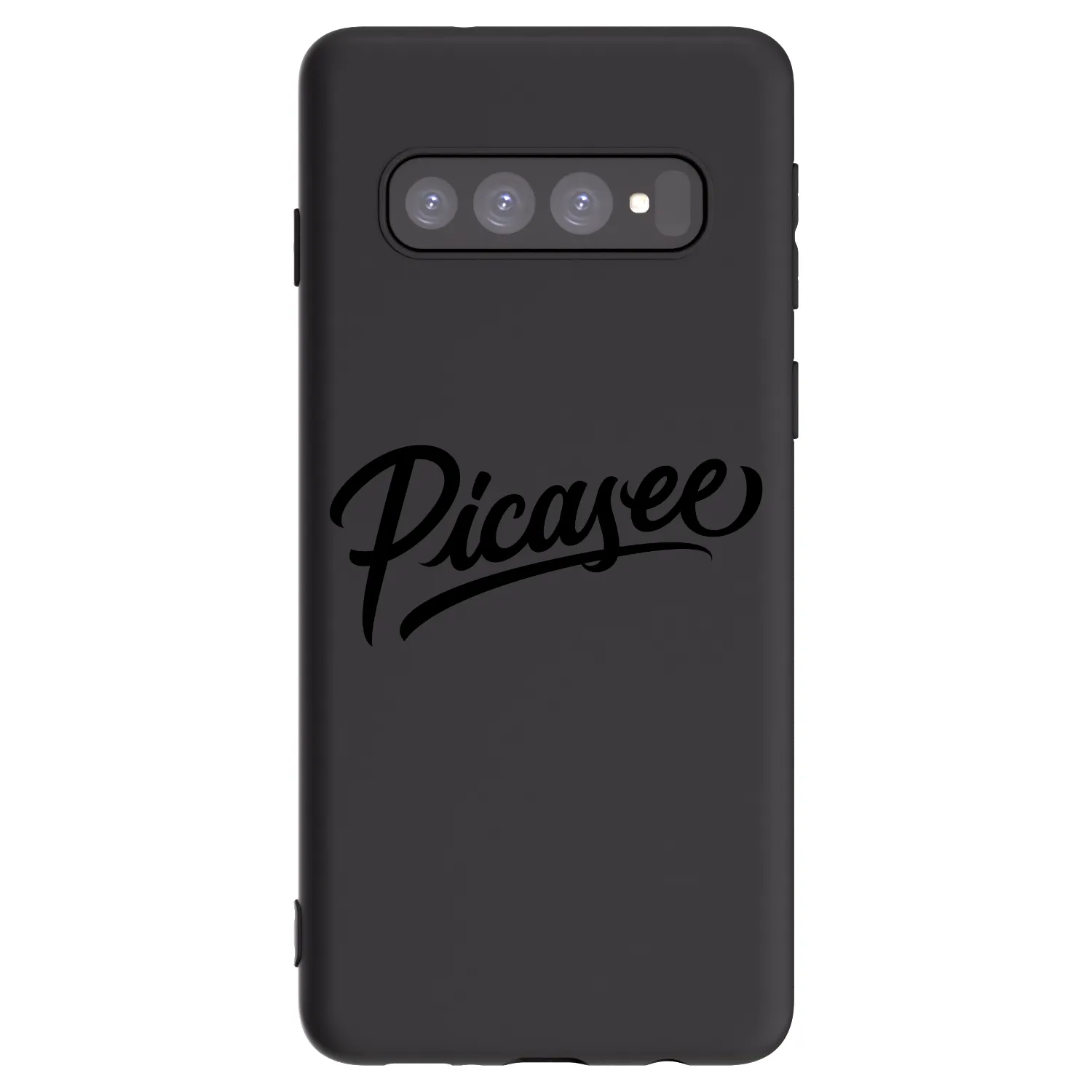 Picasee husă neagră din silicon pentru Samsung Galaxy S10 G973 - Picasee - old logo - black