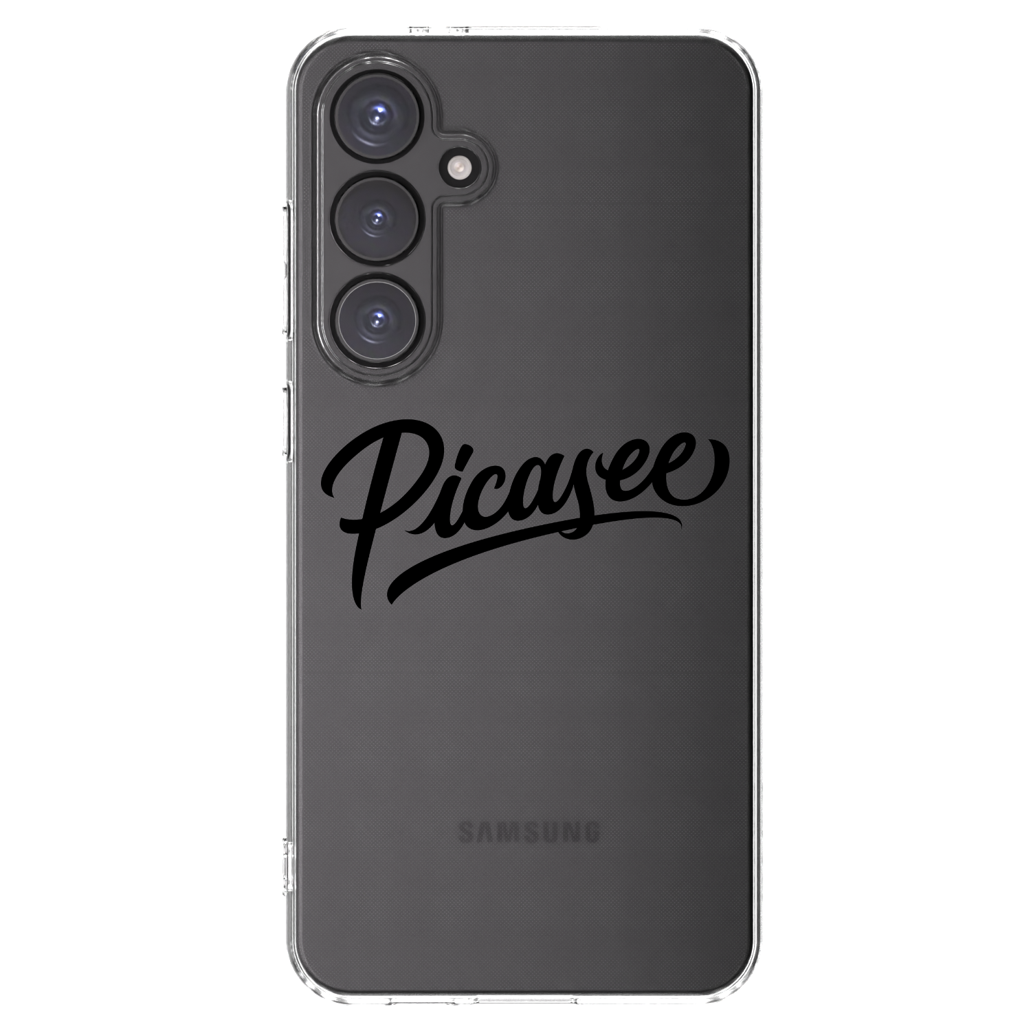 Picasee husă transparentă din silicon pentru Samsung Galaxy S24 FE S721B - Picasee - old logo - black