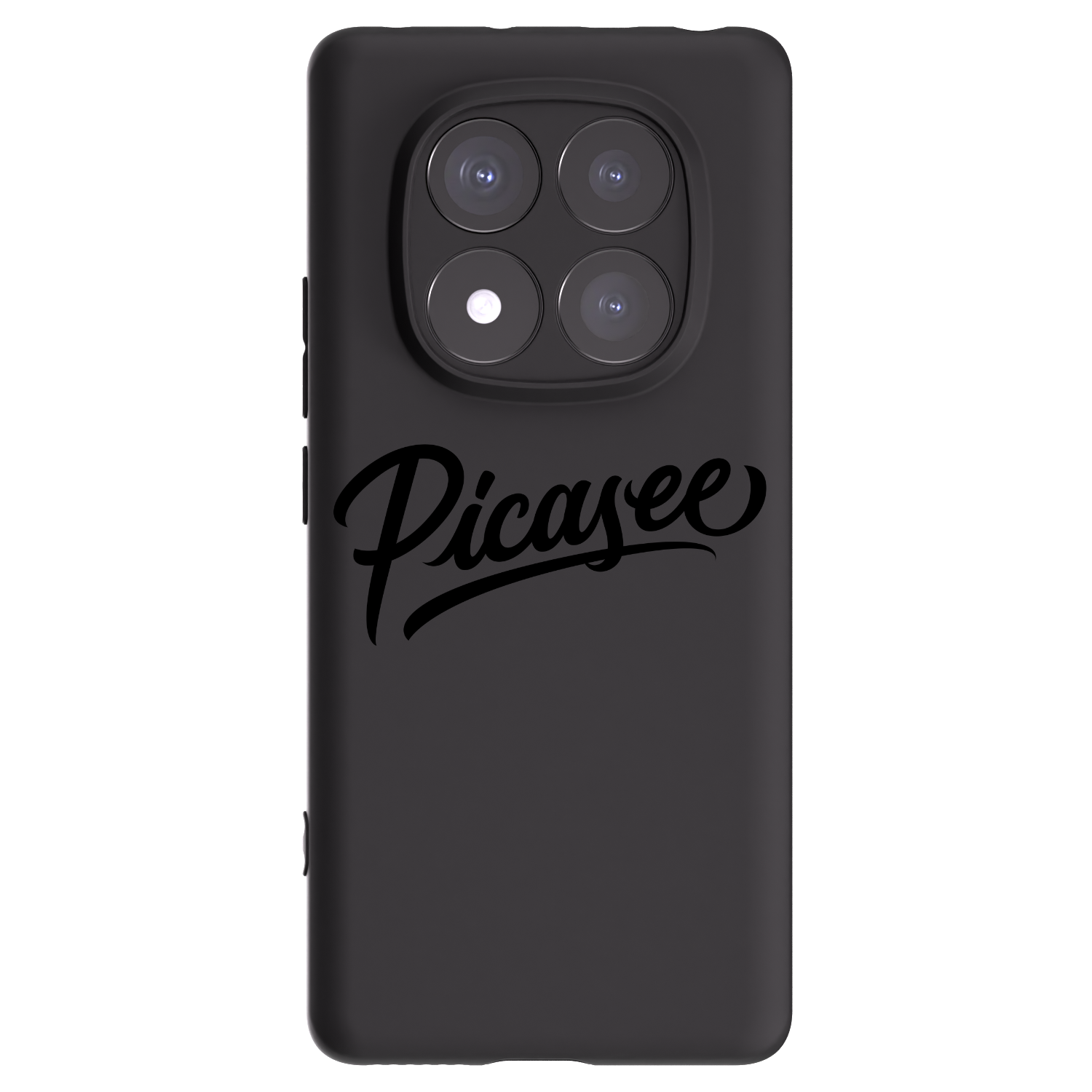 Picasee husă neagră din silicon pentru Xiaomi Redmi Note 14 Pro 5G - Picasee - old logo - black