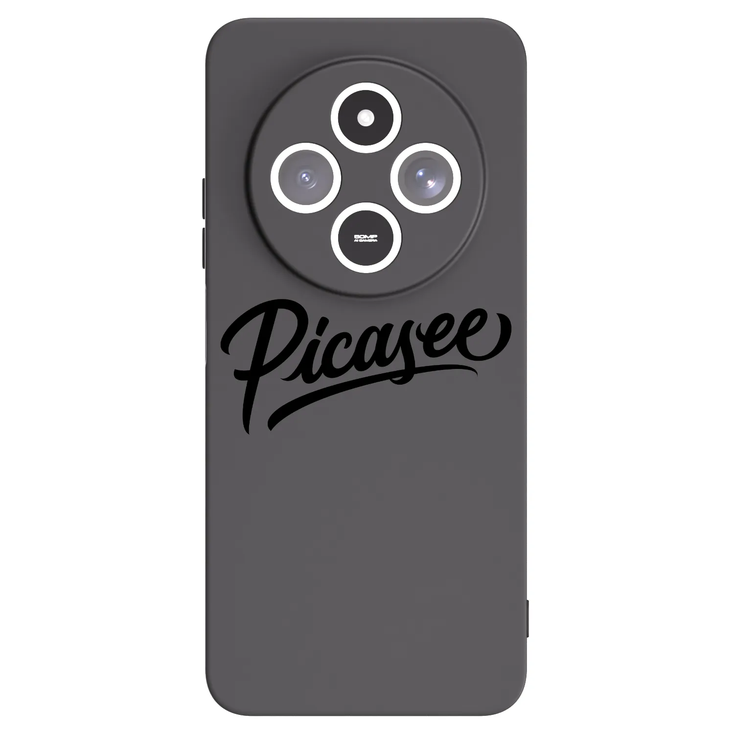 Picasee husă neagră din silicon pentru Xiaomi Redmi 14C - Picasee - old logo - black