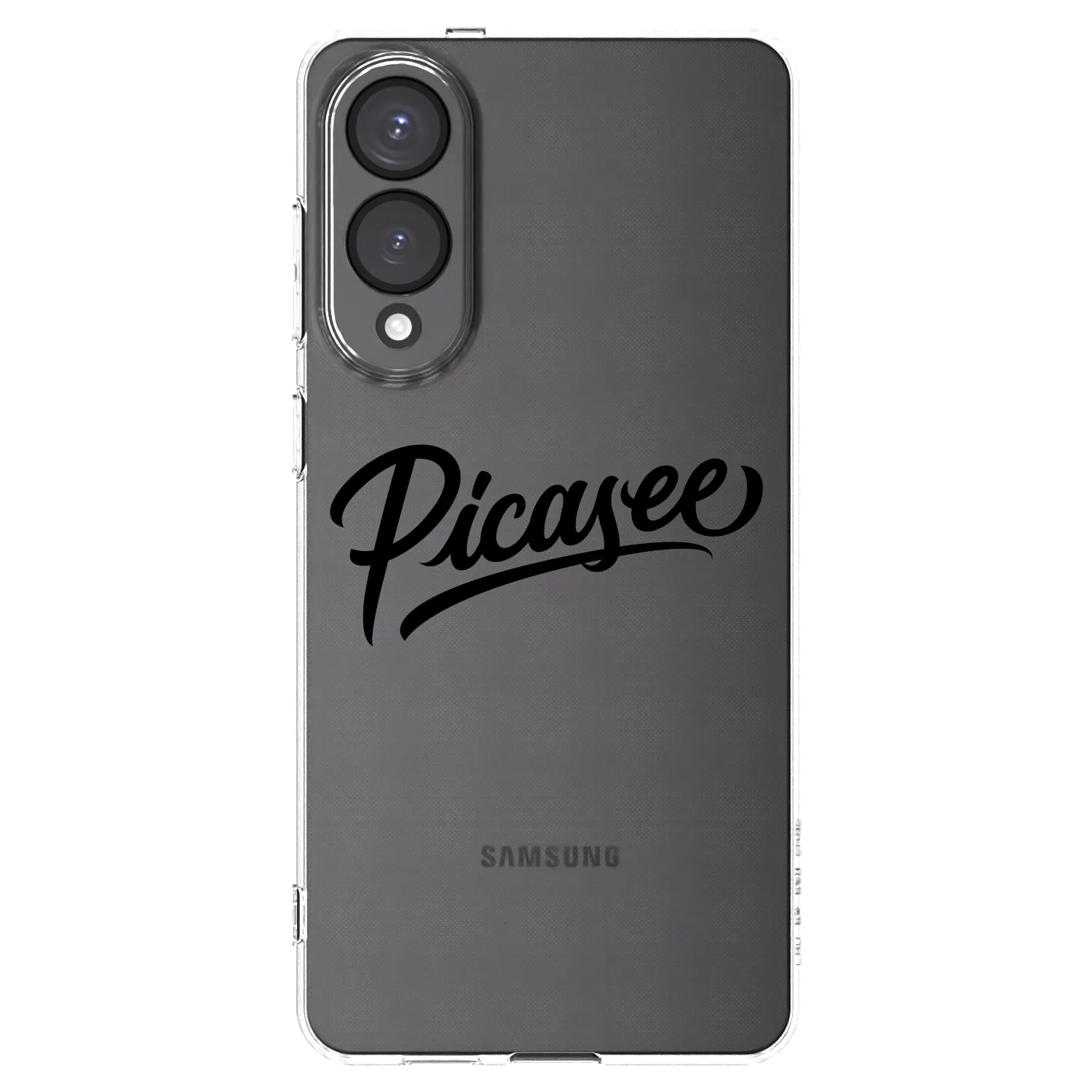 Picasee husă transparentă din silicon pentru Samsung Galaxy S25 Edge 5G - Picasee - old logo - black