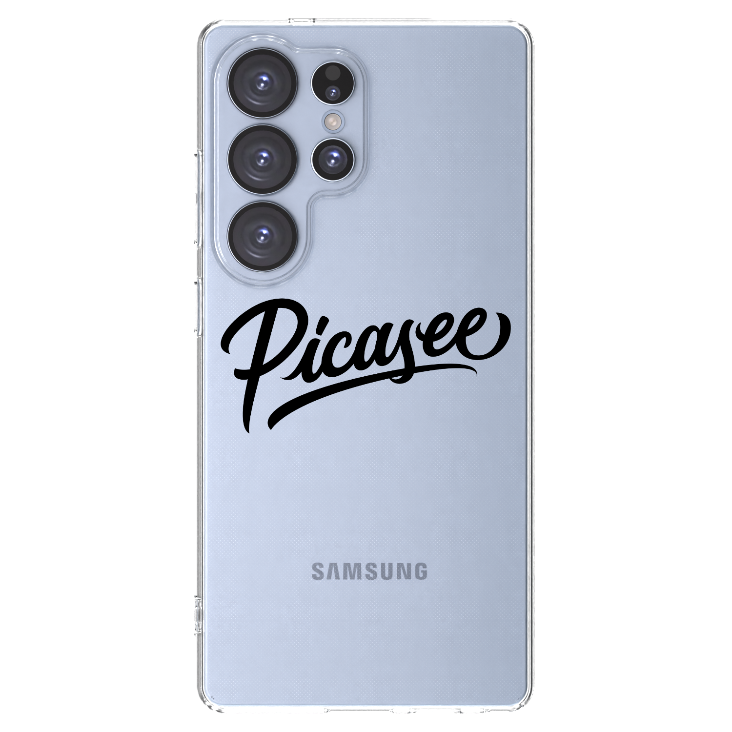 Picasee husă transparentă din silicon pentru Samsung Galaxy S25 Ultra 5G - Picasee - old logo - black