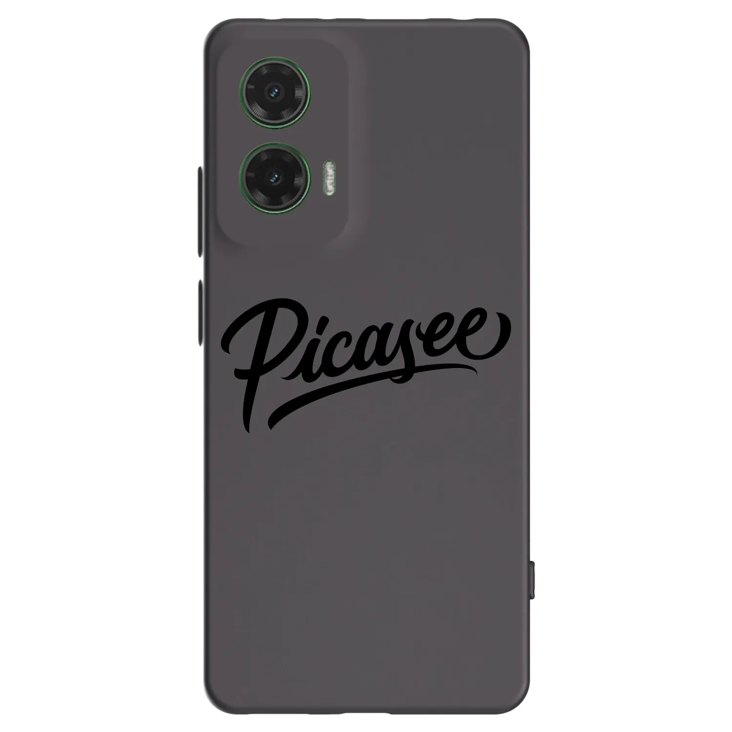Picasee husă neagră din silicon pentru Motorola Moto G35 5G - Picasee - old logo - black
