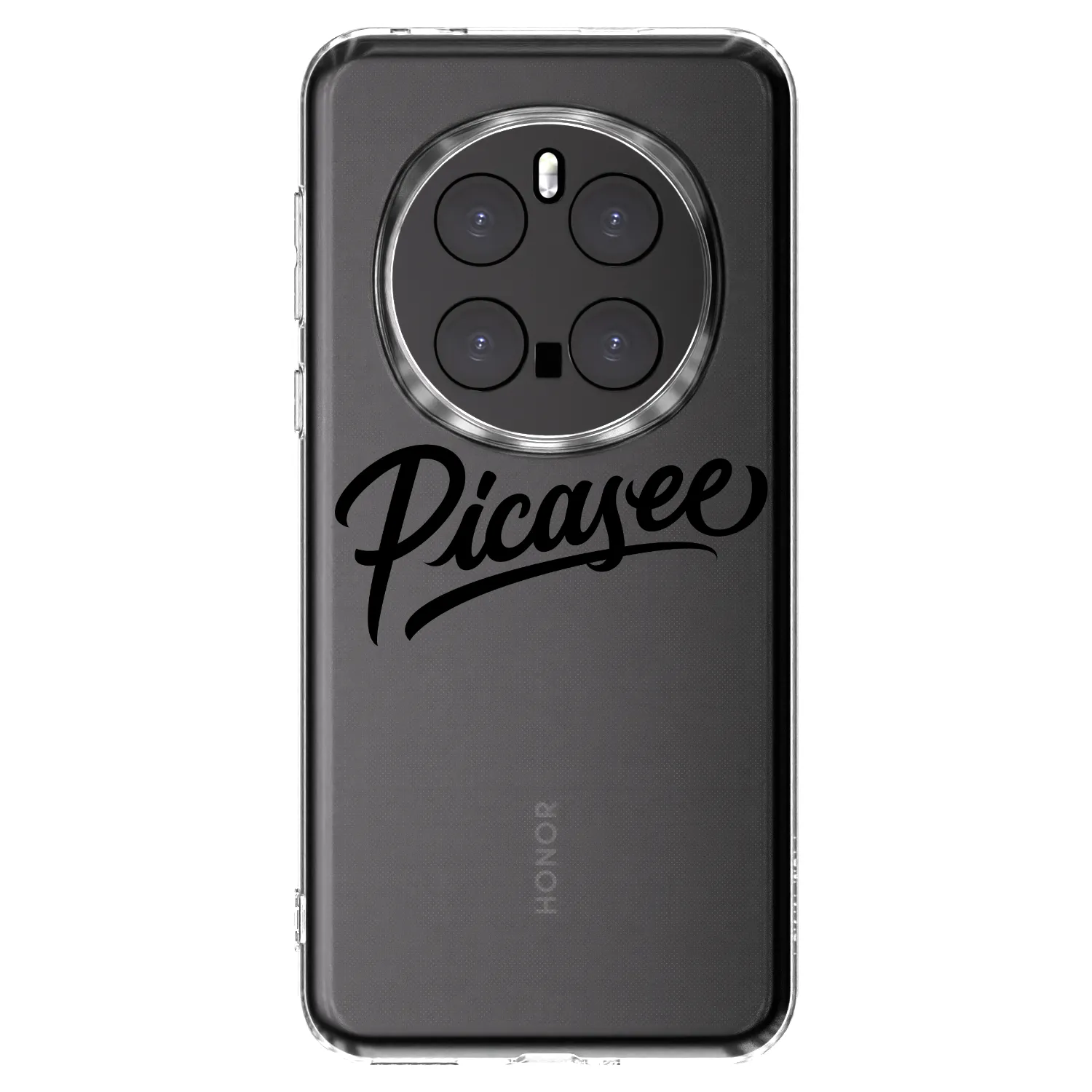 Picasee husă transparentă din silicon pentru Honor Magic7 Pro 5G - Picasee - old logo - black