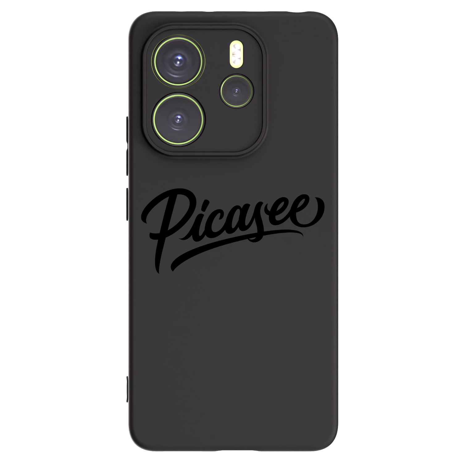 Picasee husă neagră din silicon pentru Xiaomi Redmi Note 14 4G - Picasee - old logo - black