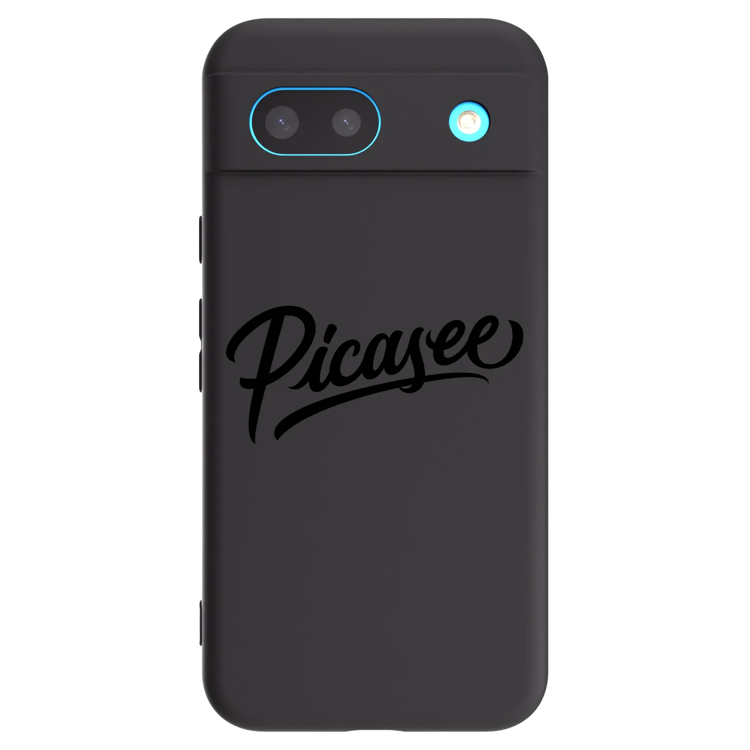 Picasee husă neagră din silicon pentru Google Pixel 8a - Picasee - old logo - black