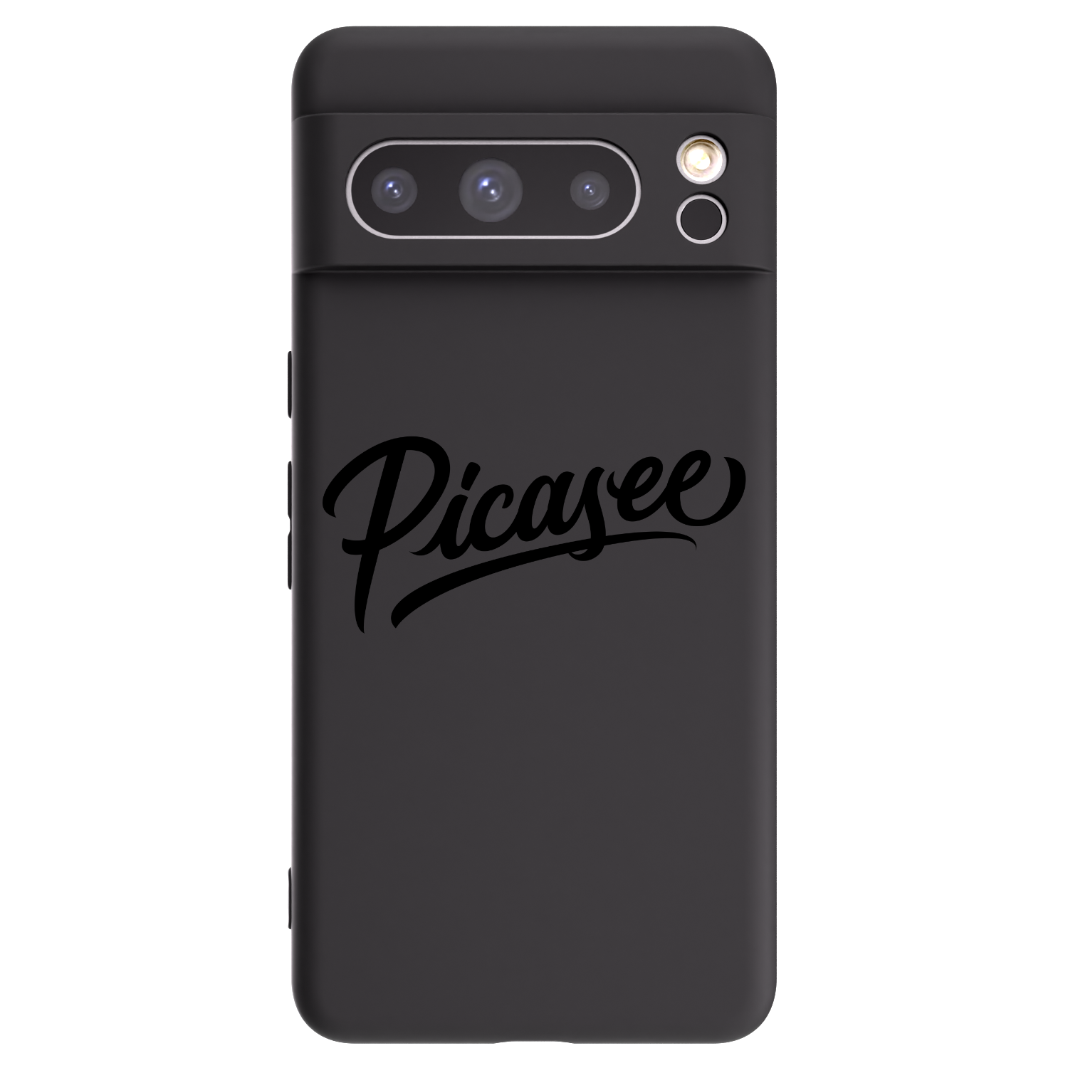 Picasee husă neagră din silicon pentru Google Pixel 8 Pro - Picasee - old logo - black