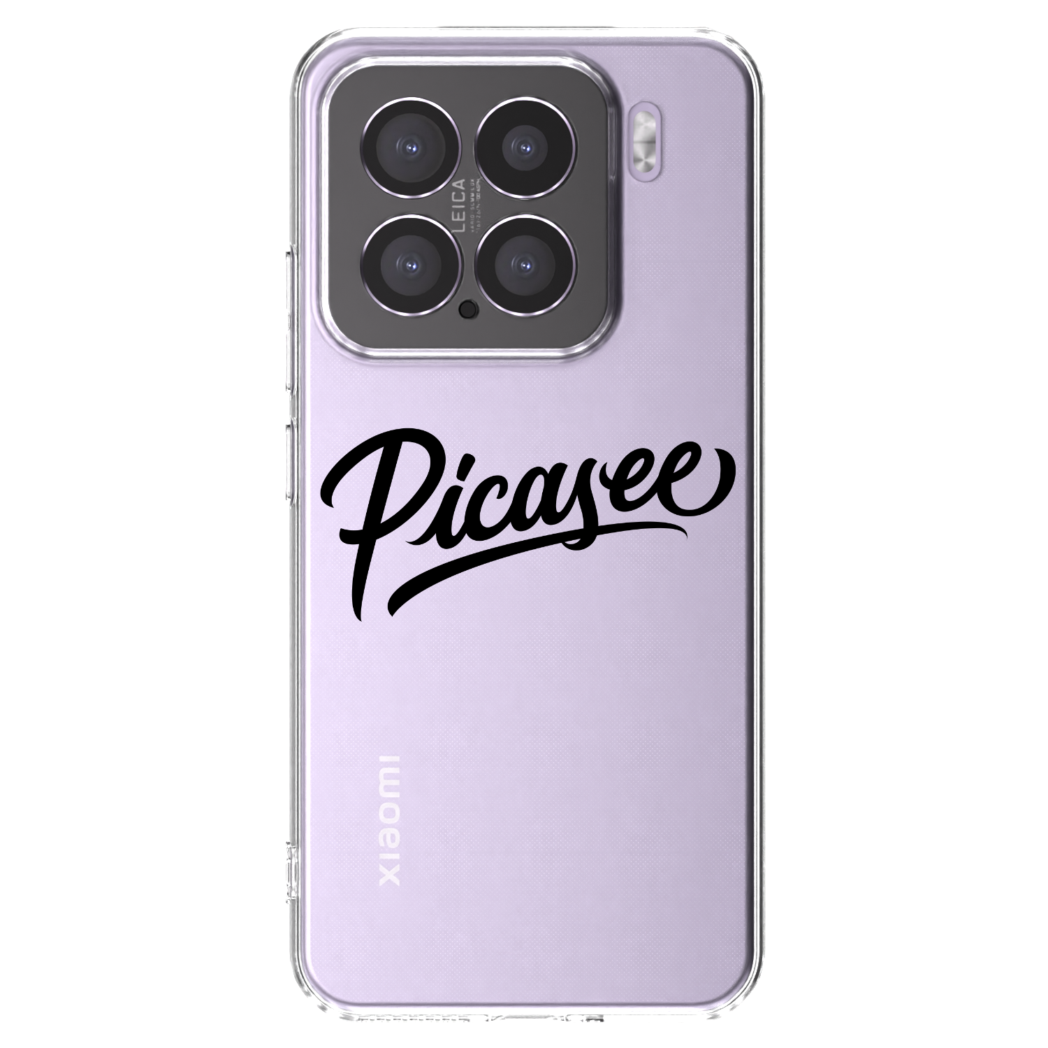 Picasee husă transparentă din silicon pentru Xiaomi 15 - Picasee - old logo - black