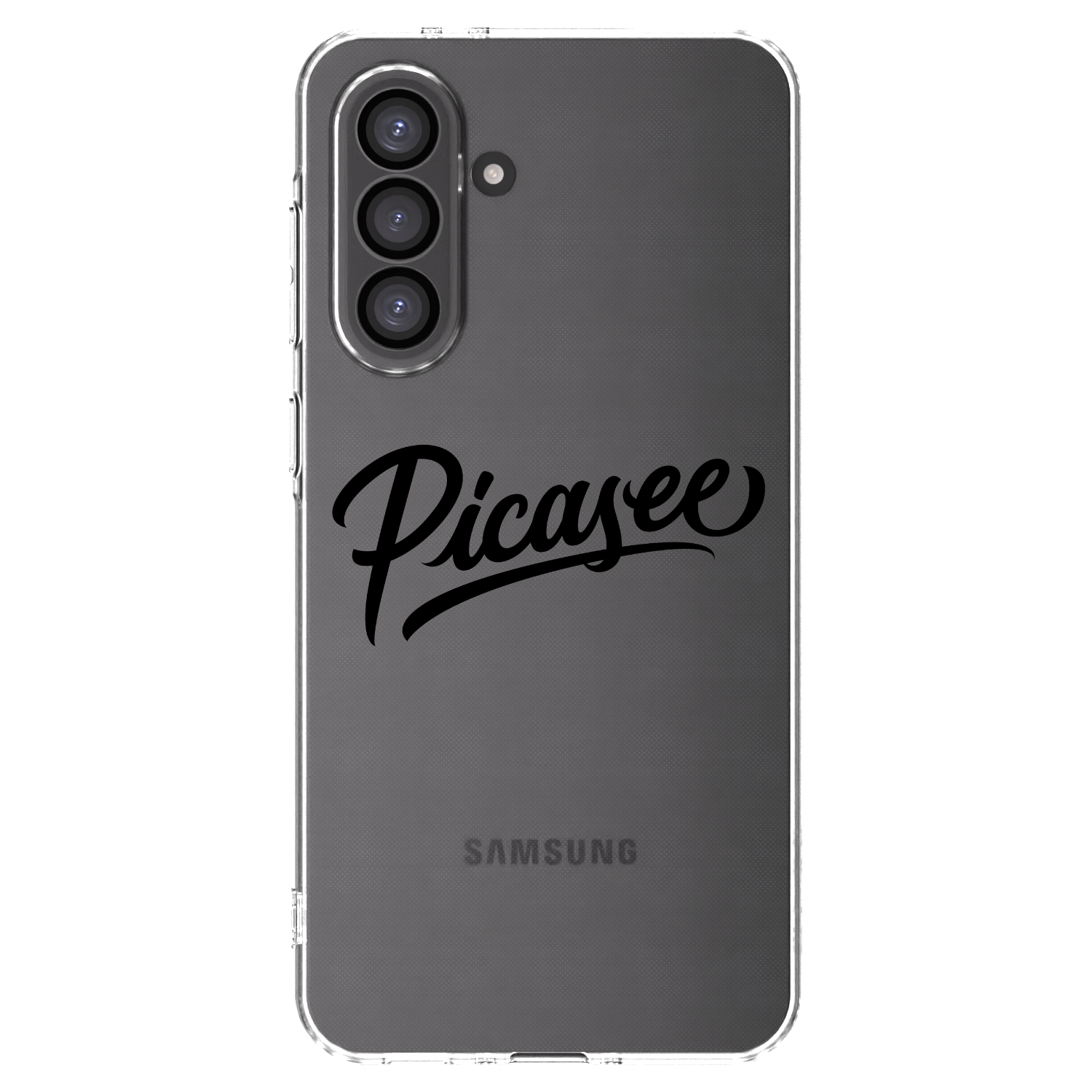 Picasee husă transparentă din silicon pentru Samsung Galaxy A36 5G - Picasee - old logo - black