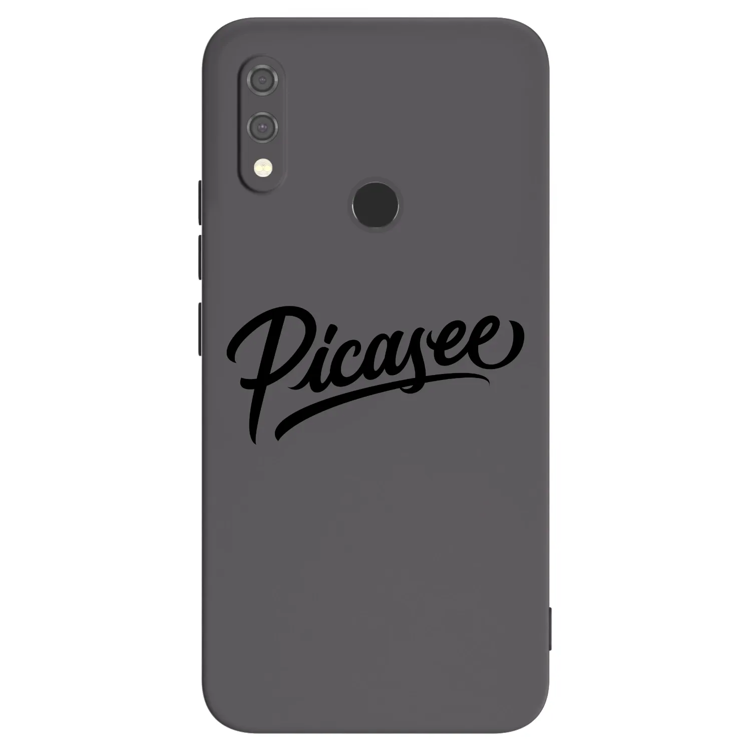 Picasee husă neagră din silicon pentru Xiaomi Redmi Note 7 - Picasee - old logo - black