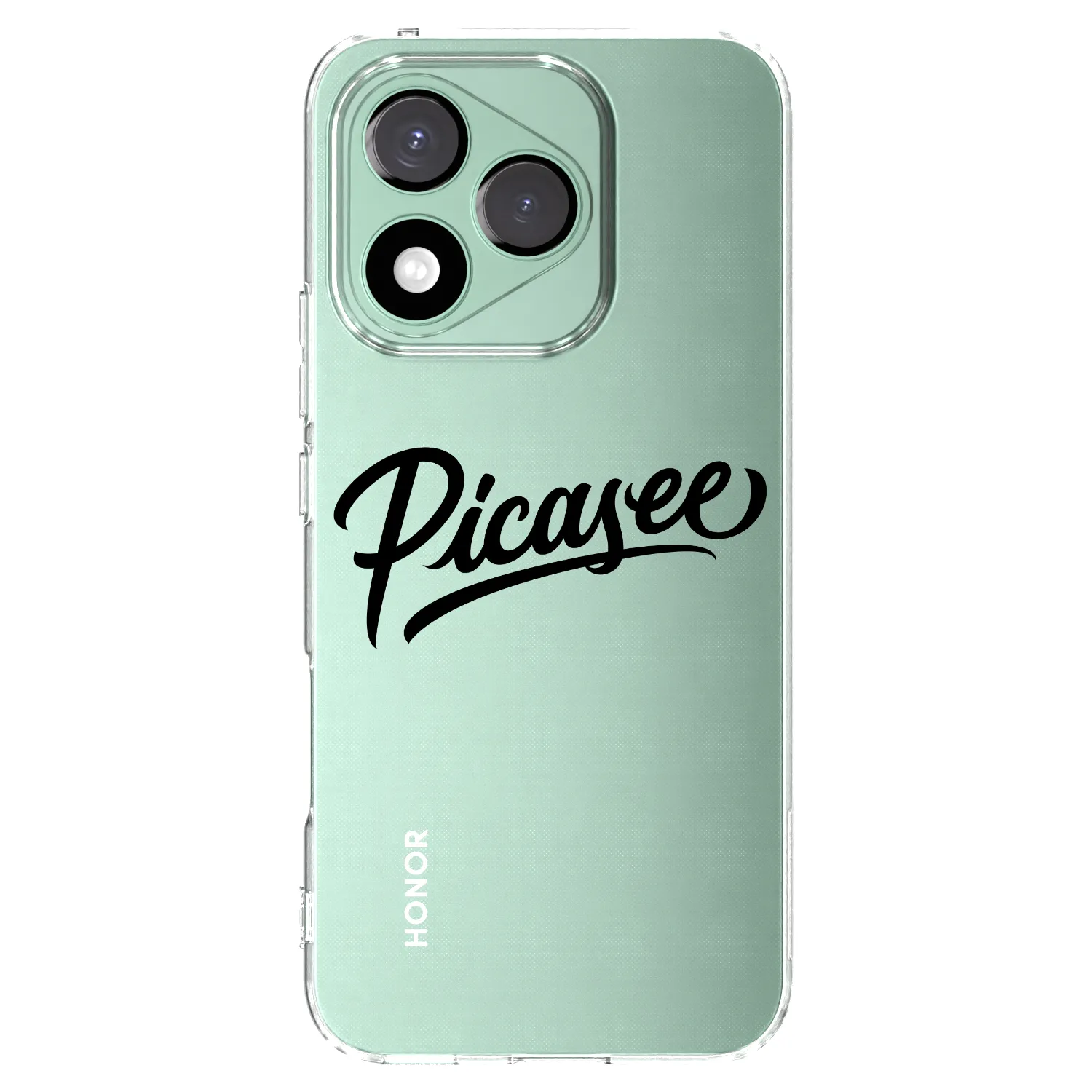 Picasee husă transparentă din silicon pentru Honor 400 Lite 5G - Picasee - old logo - black