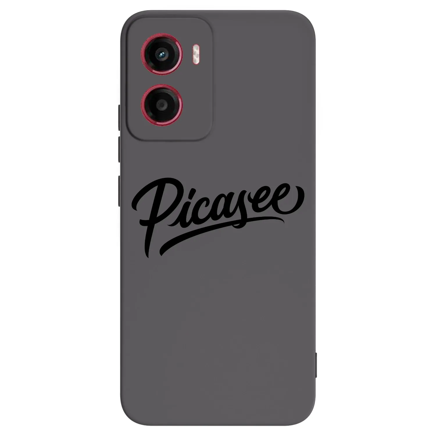 Picasee husă neagră din silicon pentru Motorola Moto G05 - Picasee - old logo - black