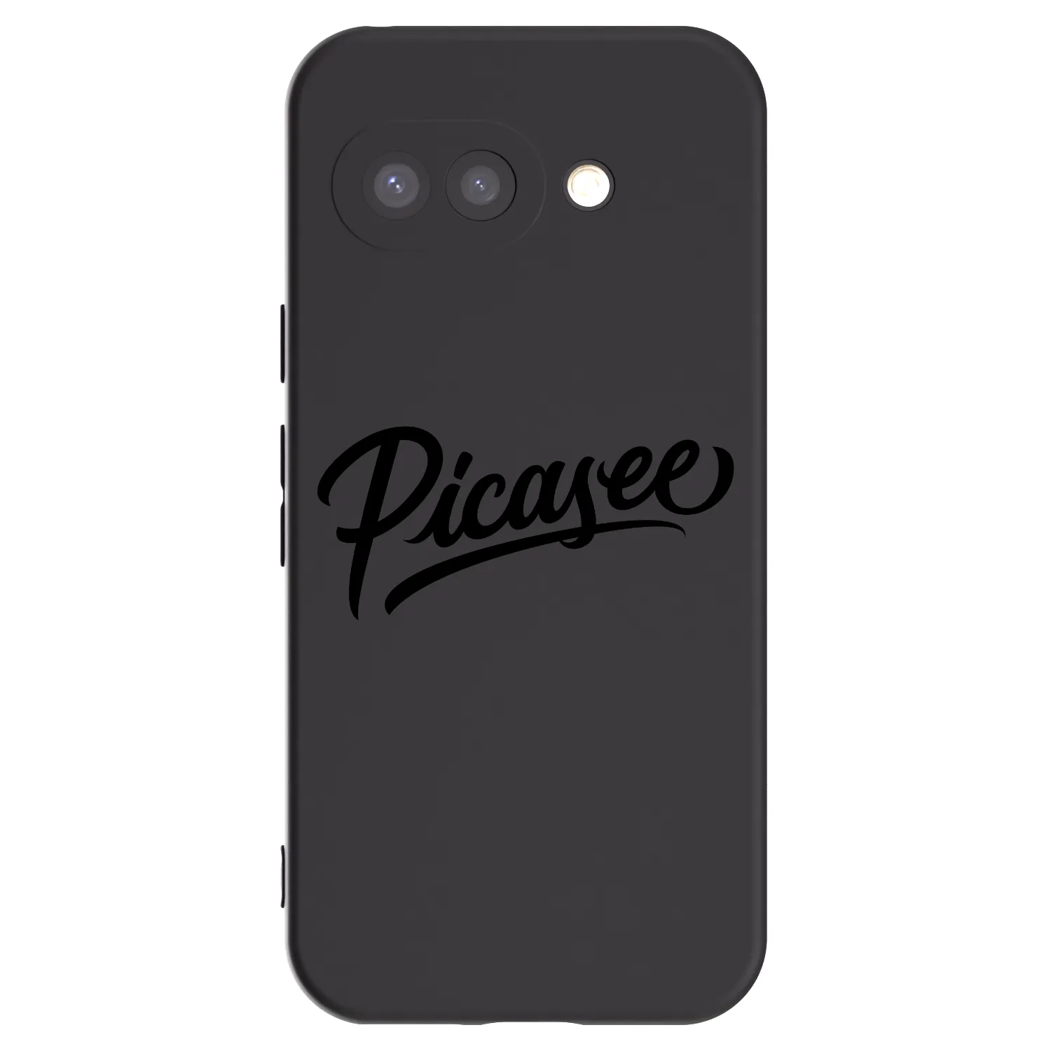 Picasee husă neagră din silicon pentru Google Pixel 9a - Picasee - old logo - black